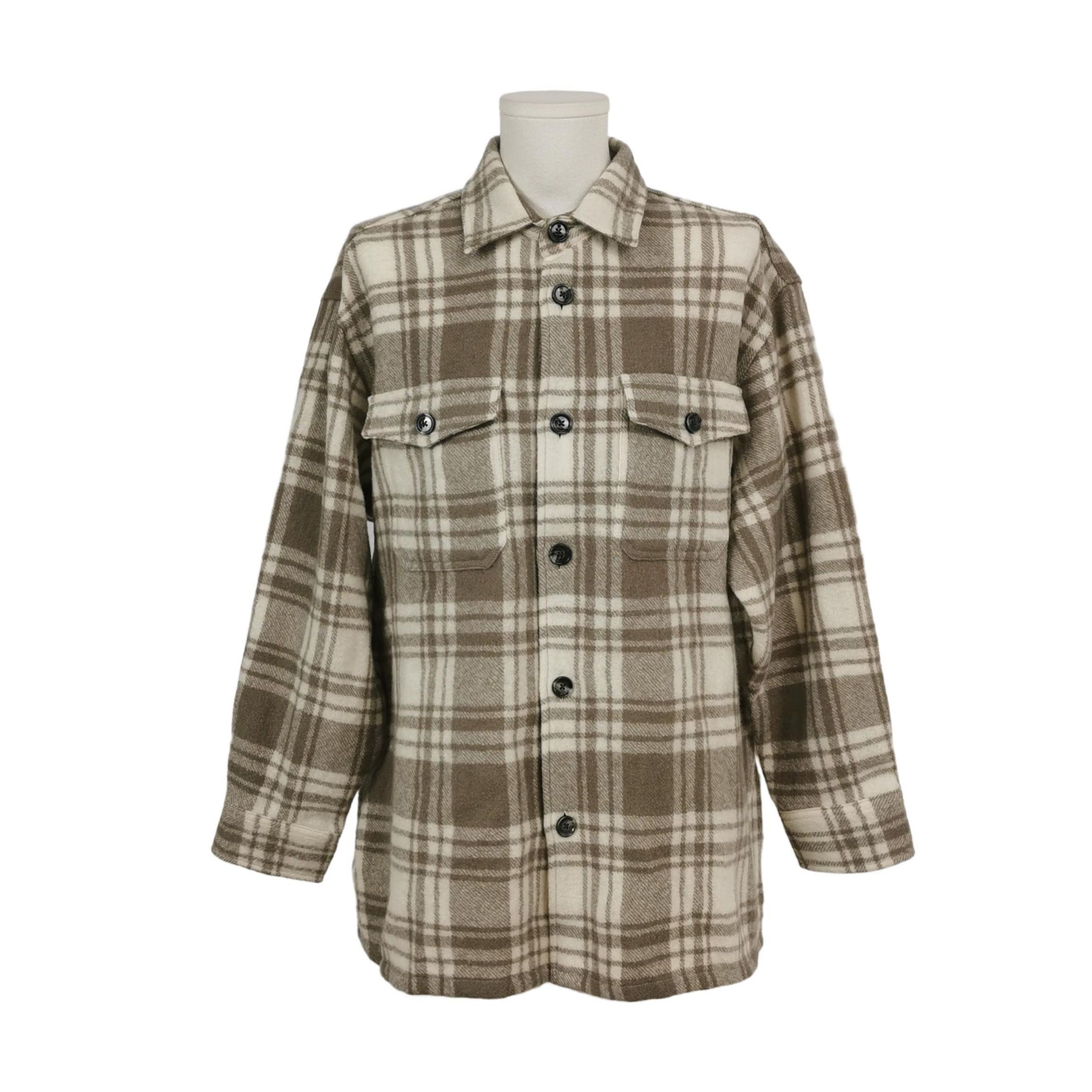 AMI AMI Plaid Wool Overcoat Size S Size US S / EU 44-46 / 1 - 2 Thumbnail