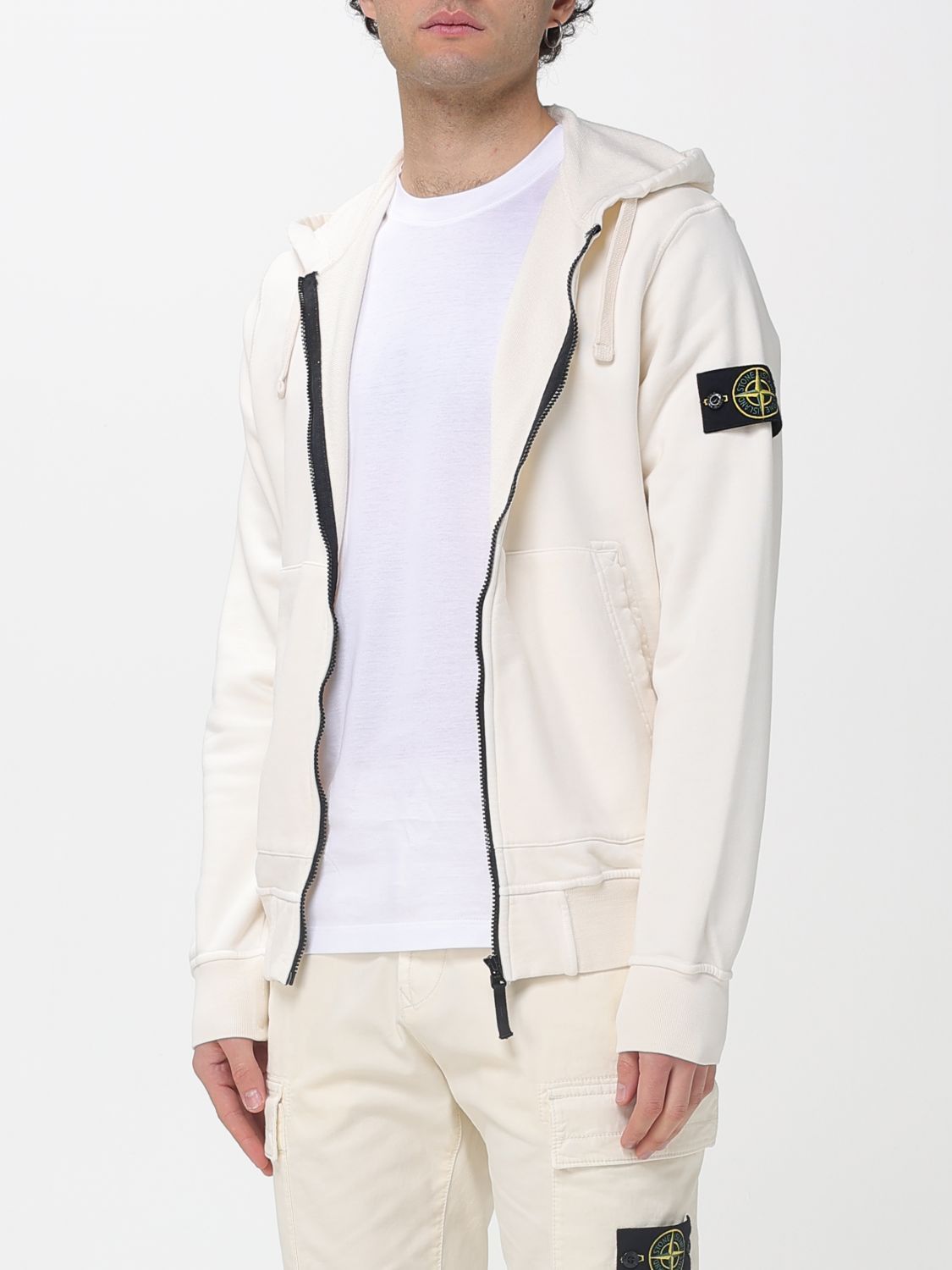 Stone Island Stone Island Sweatshirt Men Yellow Cream Size US XXL / EU 58 / 5 - 4 Thumbnail