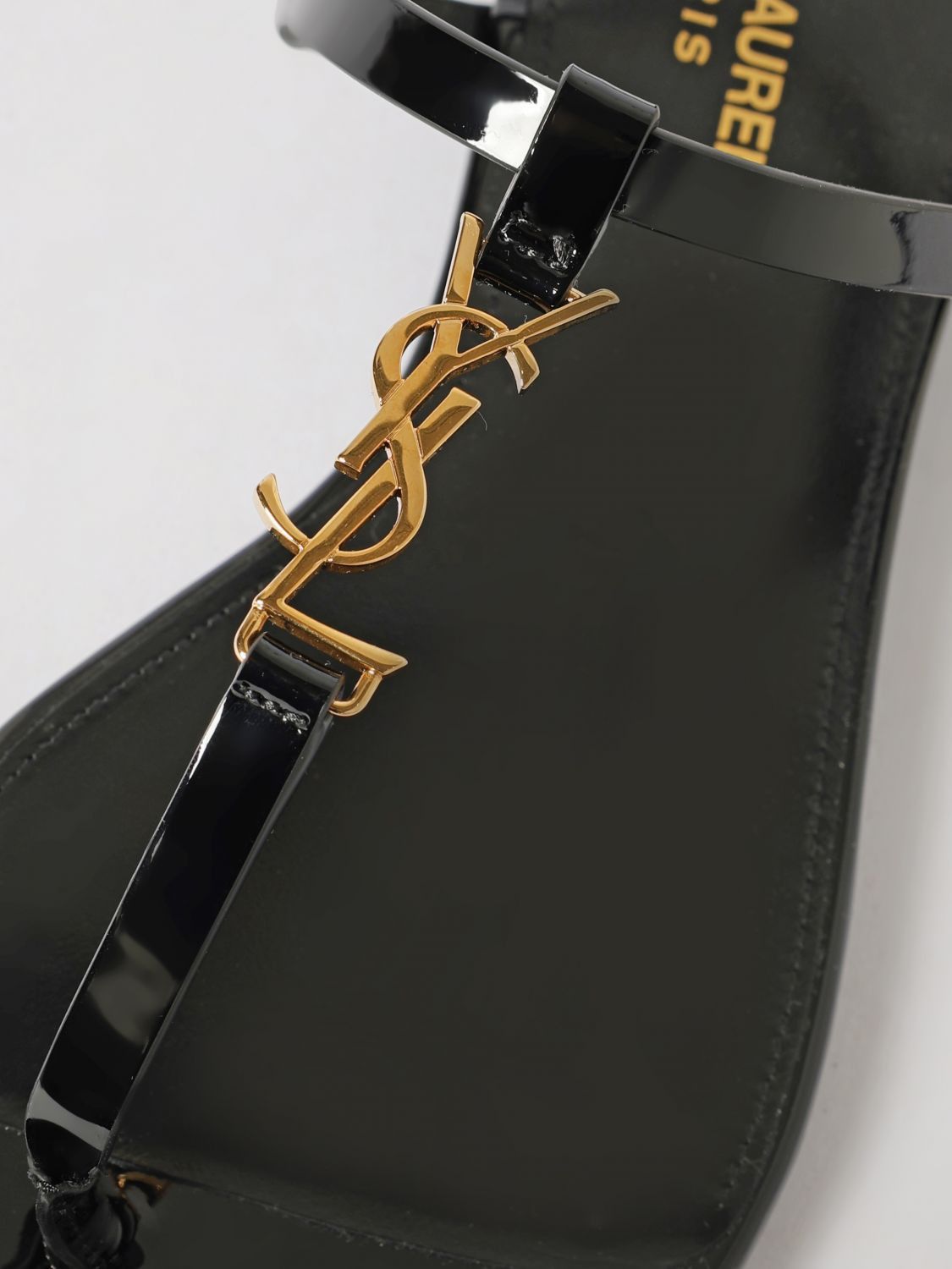 Saint Laurent Paris Saint Laurent Heeled Sandal Woman Black Size US 10 / IT 40 - 4 Thumbnail