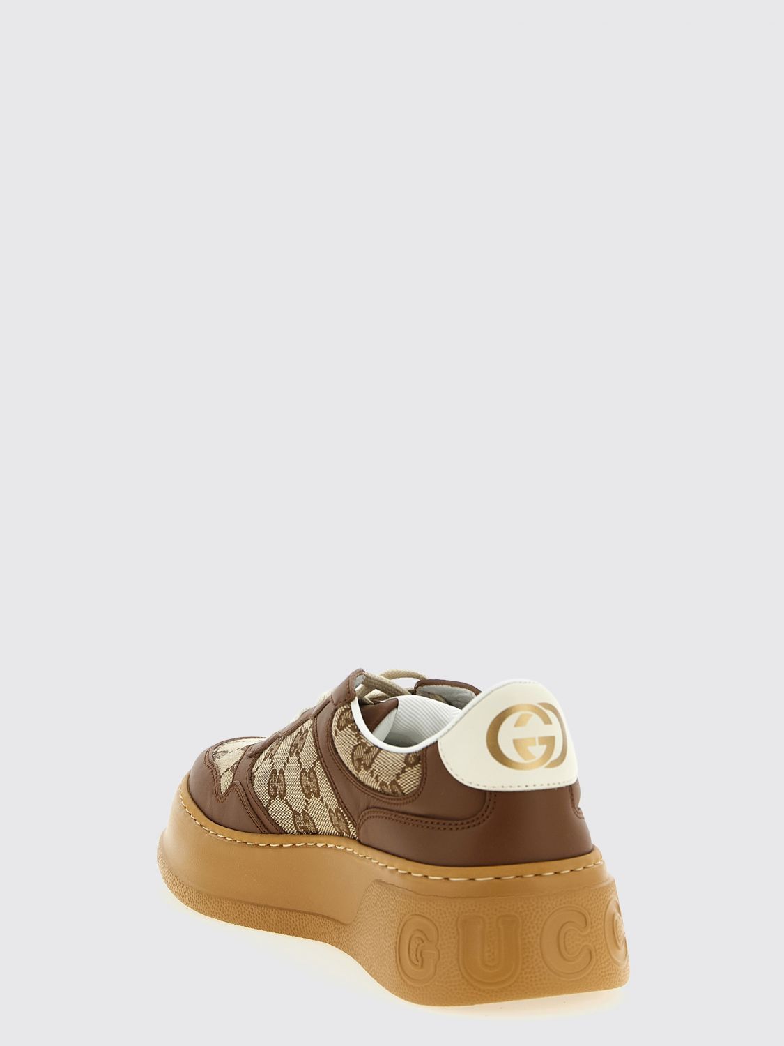 Gucci Gucci Sneakers Woman Brown Size US 11 / IT 41 - 3 Thumbnail