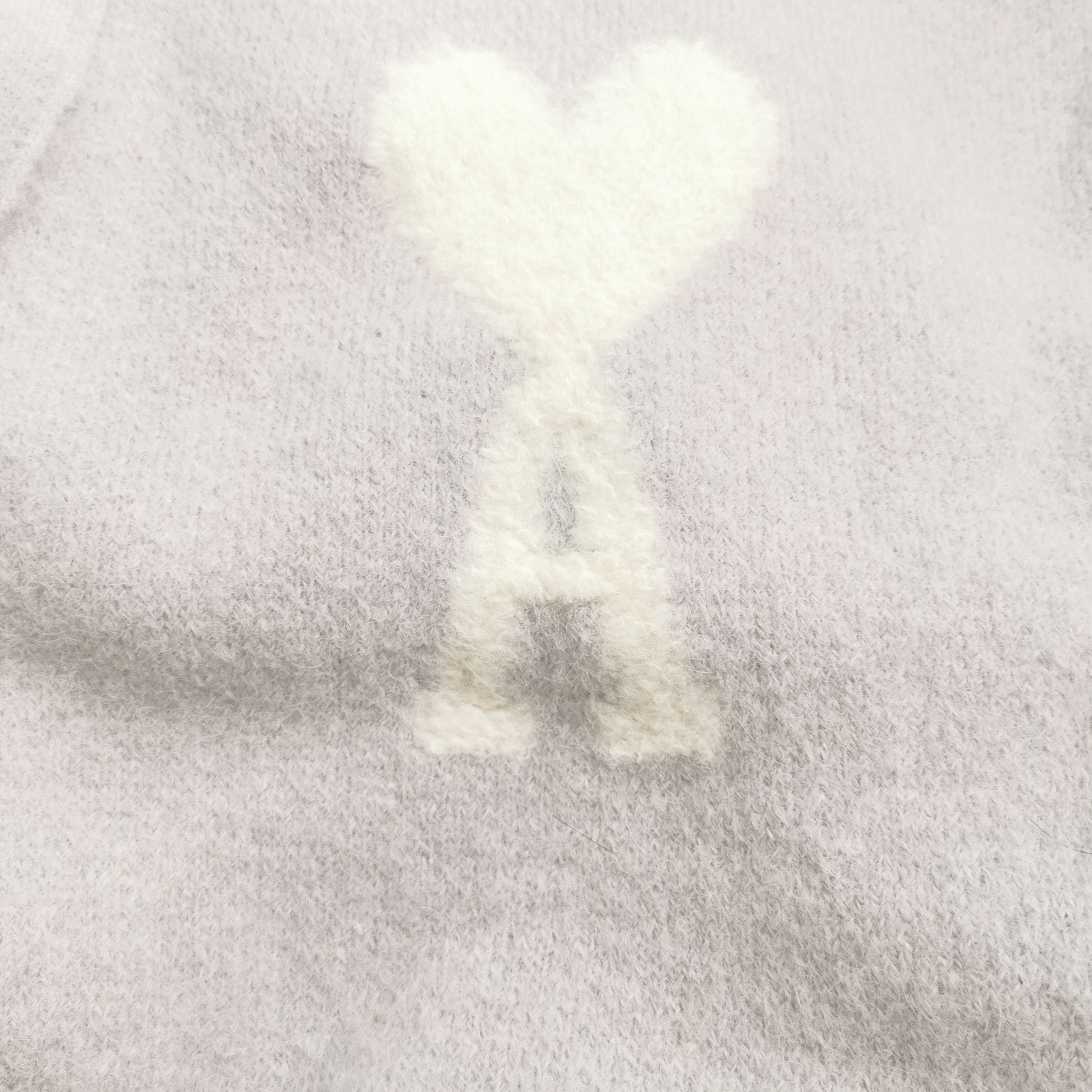 AMI AMI Heart Logo Alpaca Blend Cardigan XL Size US XL / EU 56 / 4 - 4 Thumbnail