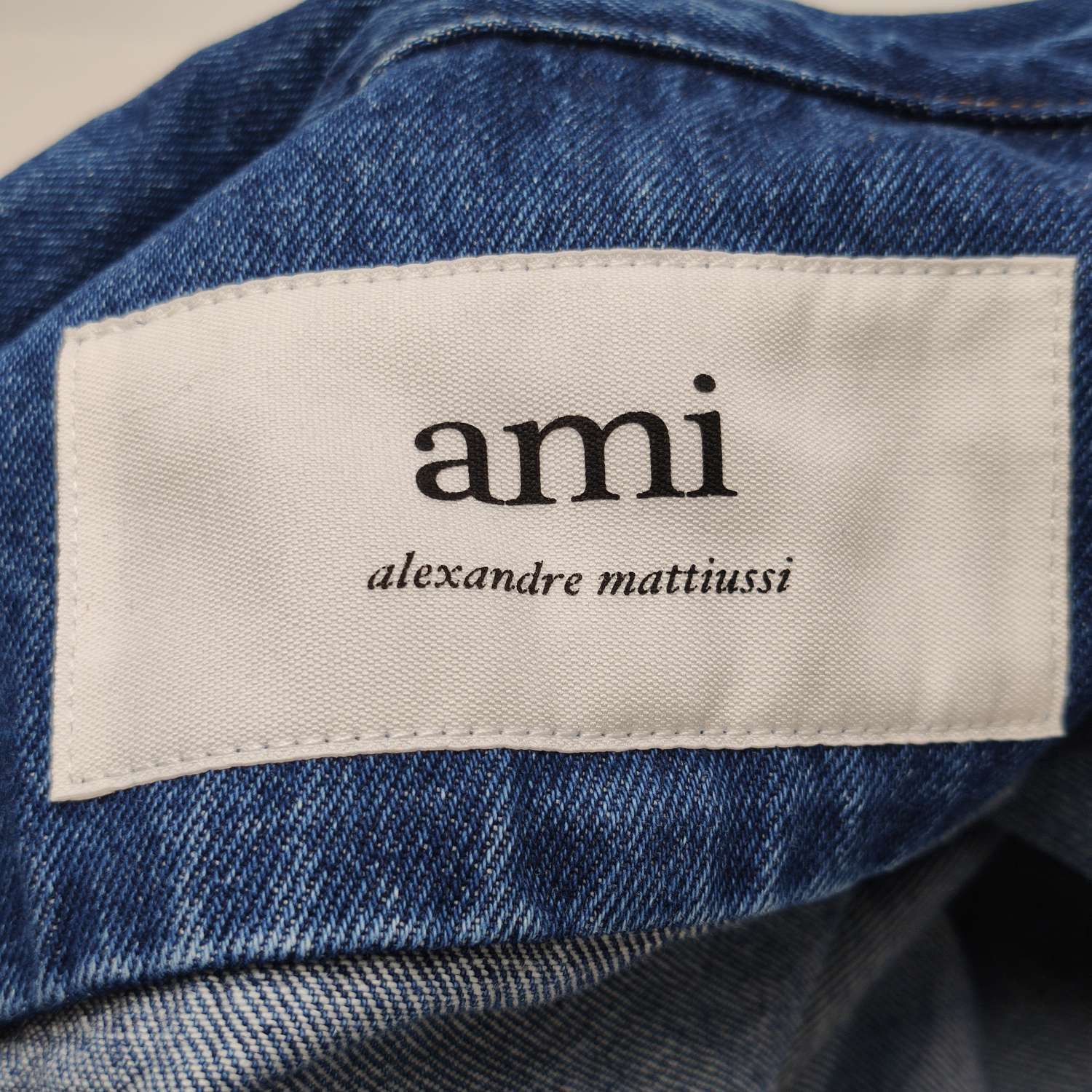 AMI AMI Alexandre Mattiussi A Heart Logo Denim Jacket S Size US S / EU 44-46 / 1 - 6 Thumbnail