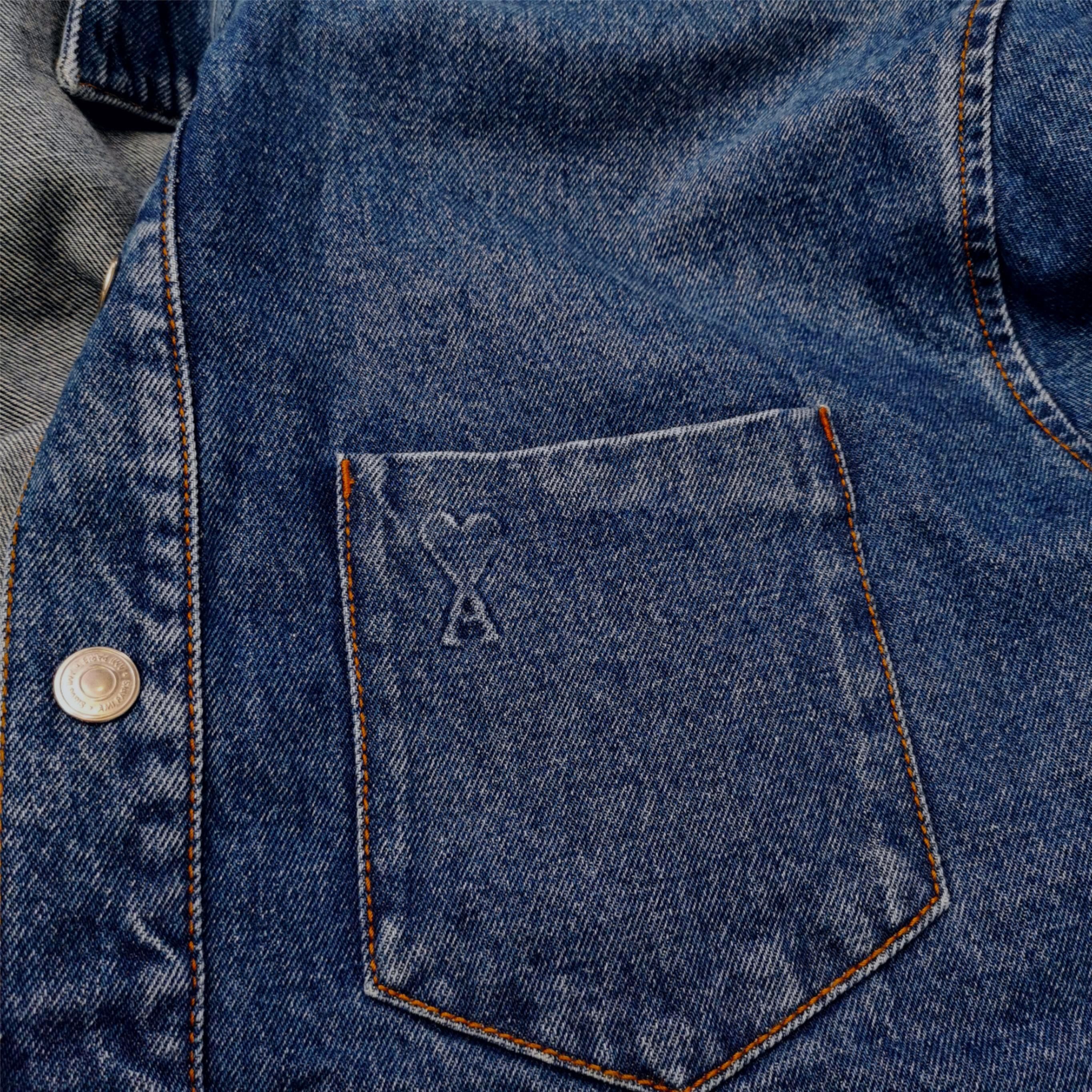 AMI AMI Alexandre Mattiussi A Heart Logo Denim Jacket S Size US S / EU 44-46 / 1 - 4 Thumbnail