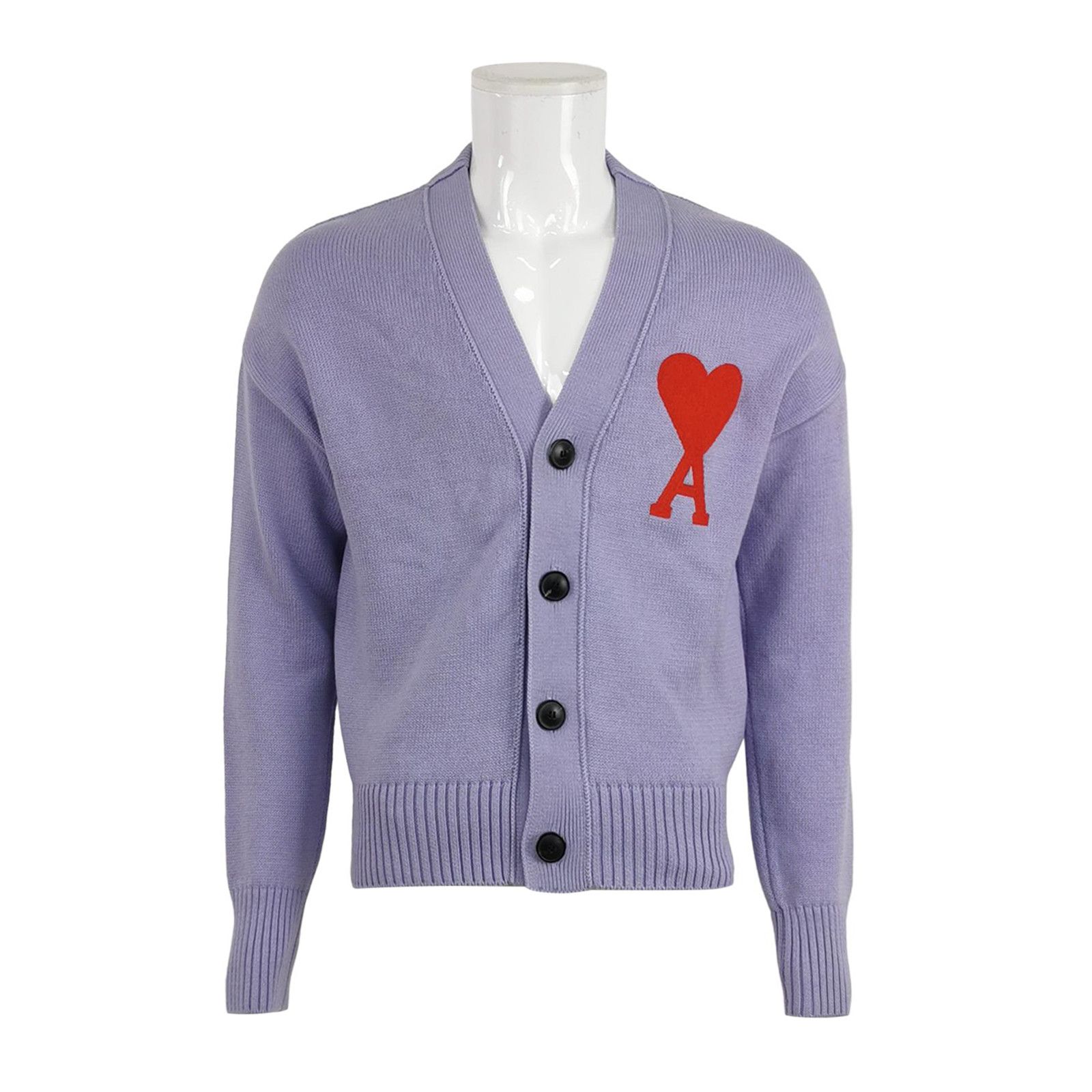 AMI AMI Ami de Coeur Logo Cardigan Size M Size US M / EU 48-50 / 2 - 2 Thumbnail