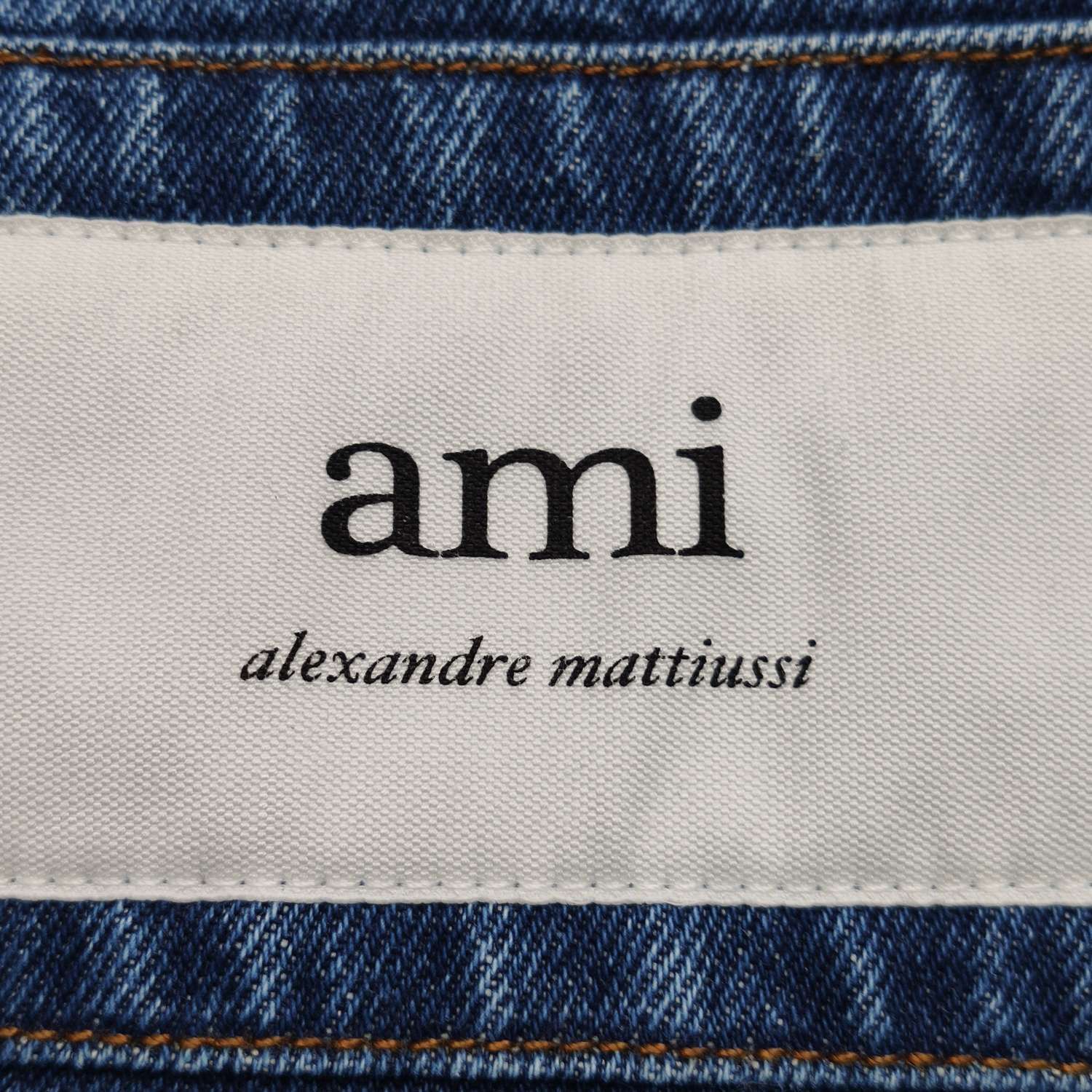 AMI AMI Alexandre Mattiussi Heart Logo Denim Overshirt XL Size US XL / EU 56 / 4 - 5 Thumbnail