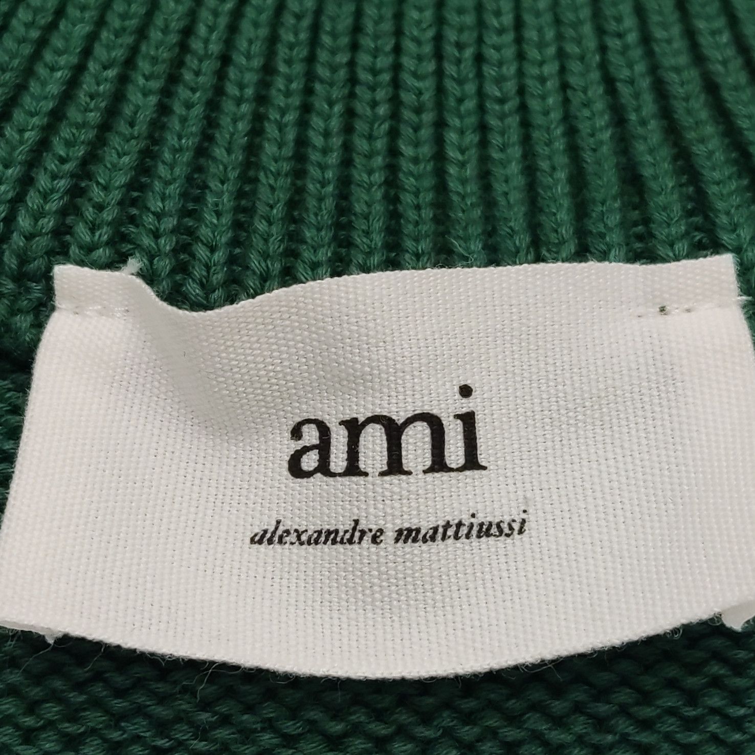 AMI AMI Green Ami de Coeur Cotton Wool Sweater S Size US S / EU 44-46 / 1 - 7 Thumbnail