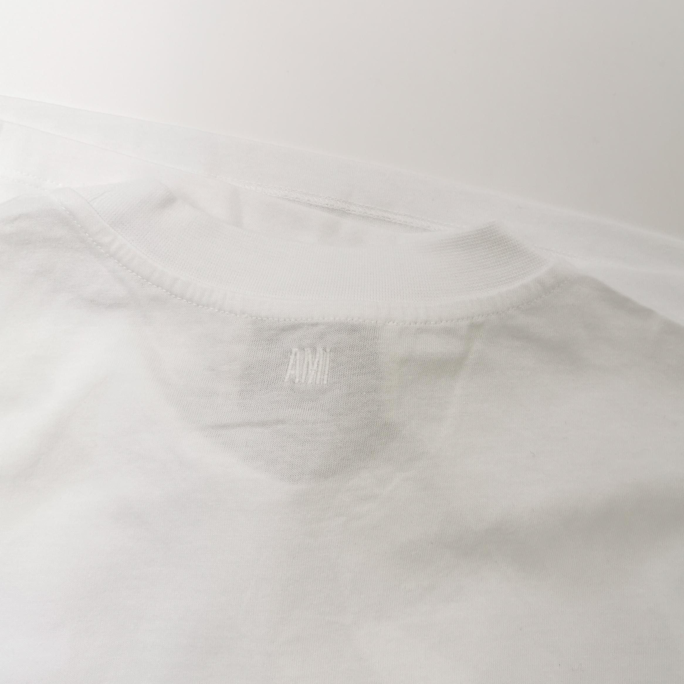 AMI AMI Red Heart Logo T-Shirt Size L Size US L / EU 52-54 / 3 - 4 Thumbnail