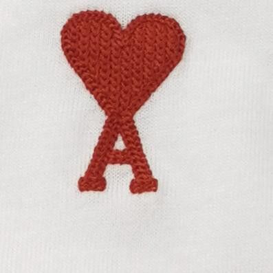 AMI AMI Red Heart Logo T-Shirt Size L Size US L / EU 52-54 / 3 - 5 Thumbnail