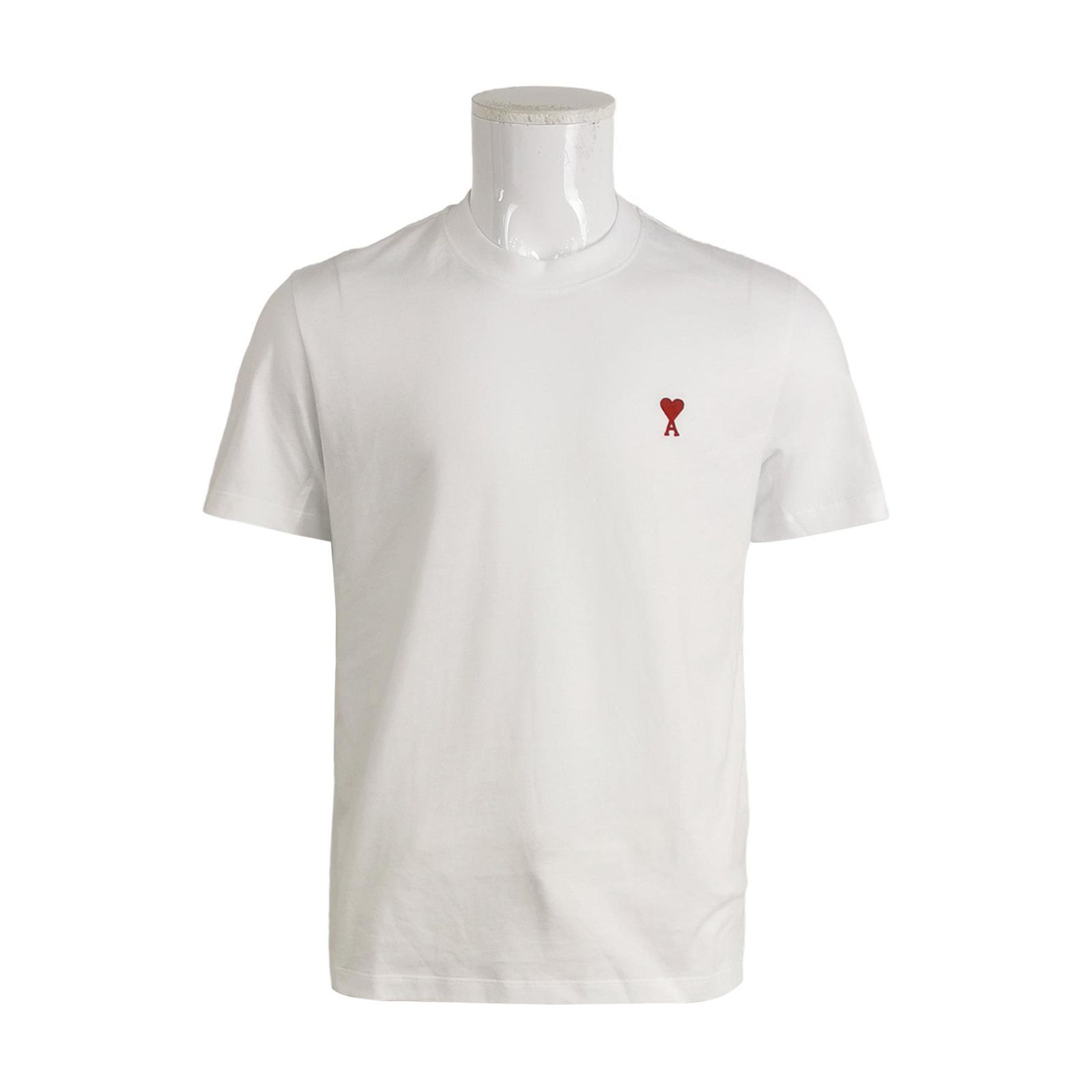 AMI AMI Red Heart Logo T-Shirt Size L Size US L / EU 52-54 / 3 - 2 Thumbnail