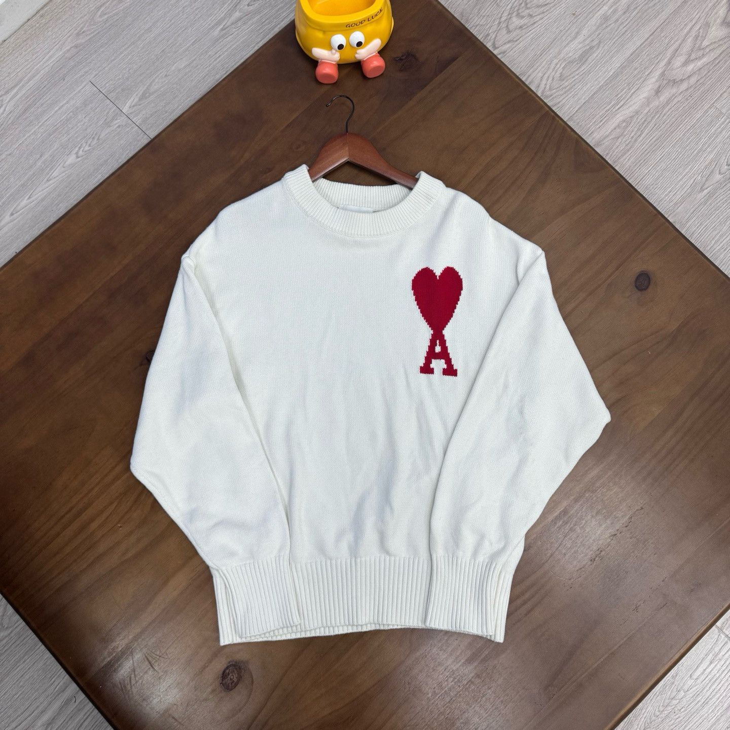 AMI AMI Heart Logo Cotton Knit Sweater L Size US L / EU 52-54 / 3 - 2 Thumbnail