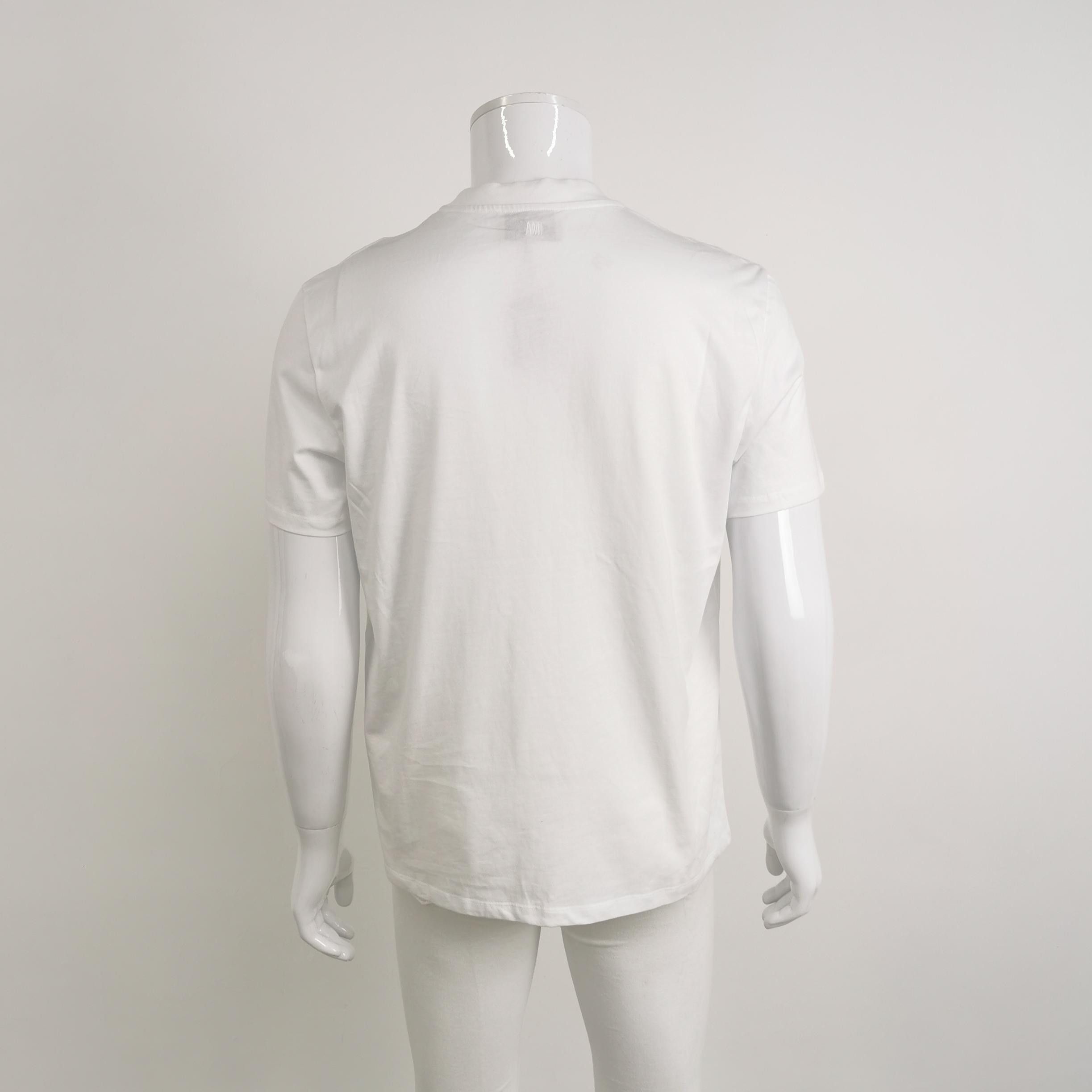 AMI AMI Alexandre Mattiussi Heart Logo T-Shirt L Size US L / EU 52-54 / 3 - 3 Thumbnail