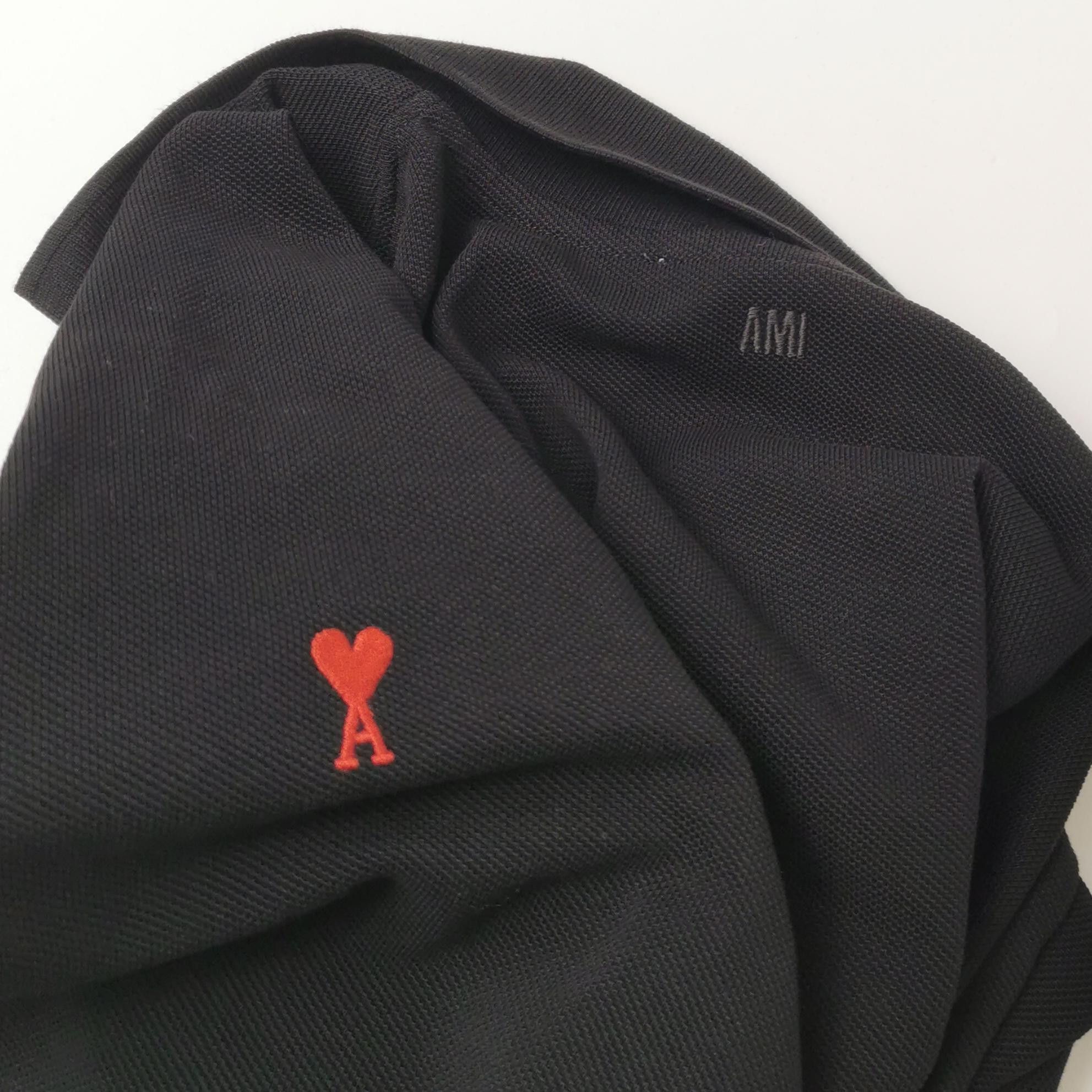 AMI AMI Heart Logo Cotton Polo Shirt L Size US L / EU 52-54 / 3 - 4 Thumbnail