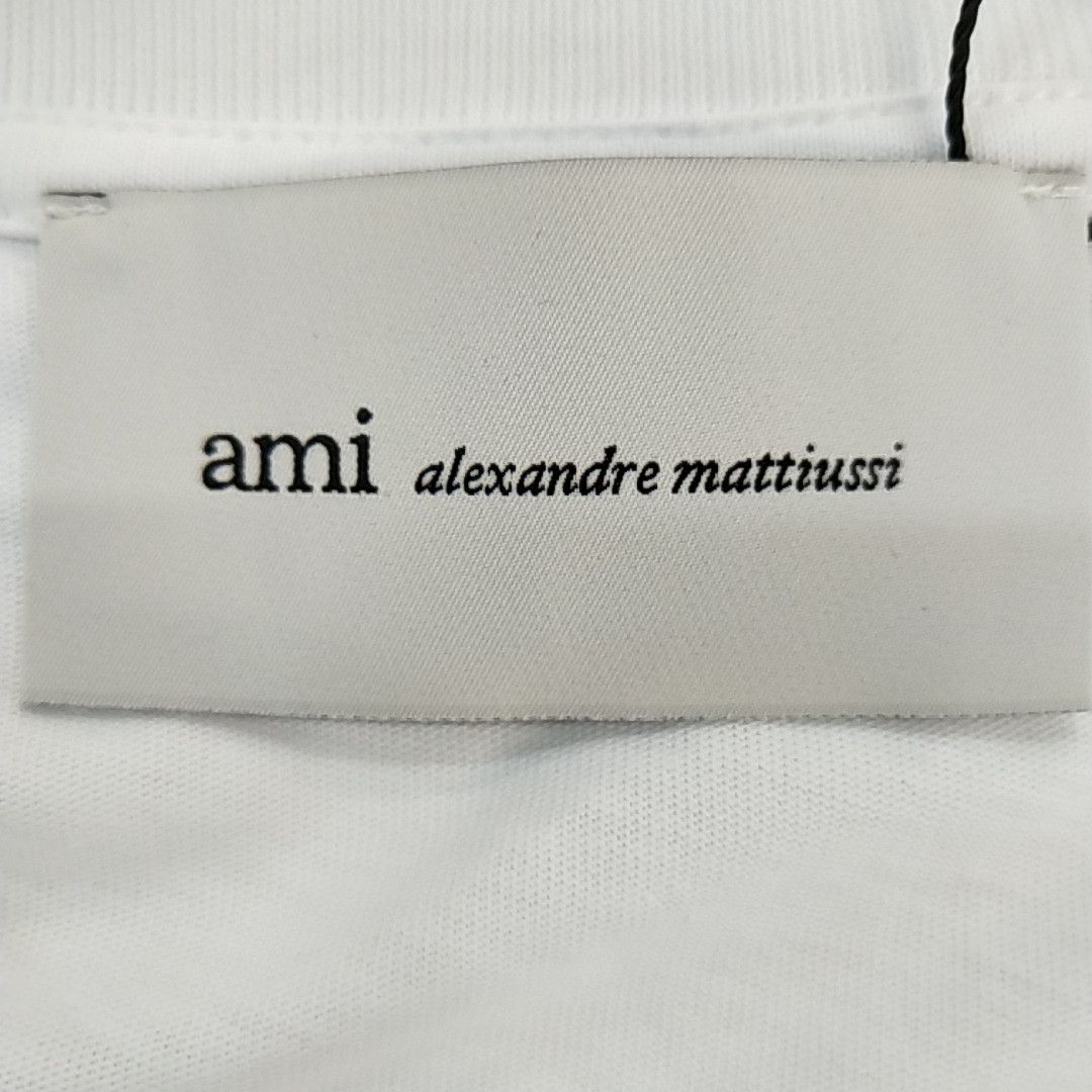 AMI AMI Red Heart Logo T-Shirt White Size L Size US L / EU 52-54 / 3 - 7 Thumbnail