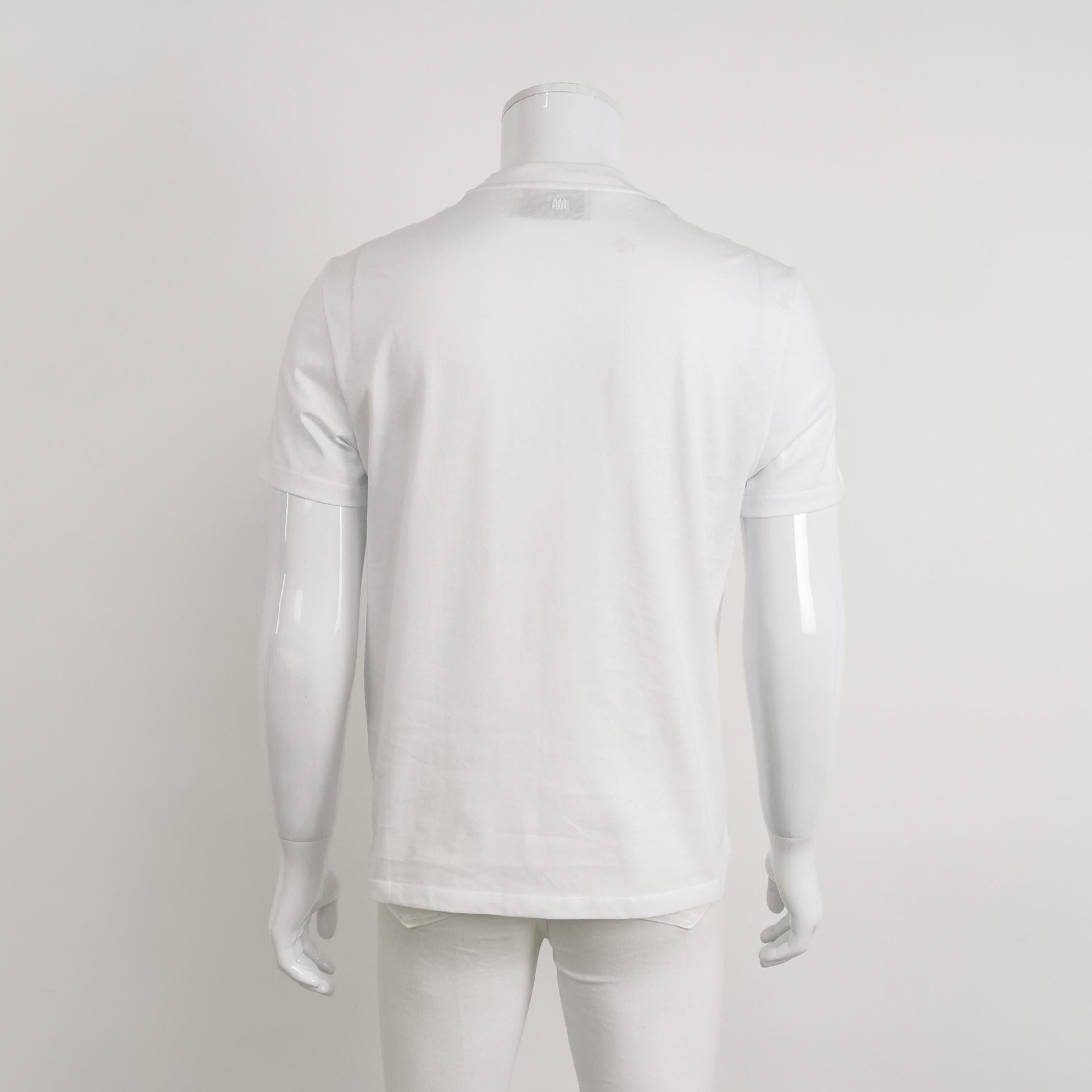 AMI AMI Ami de Coeur Cotton T-Shirt Size L Size US L / EU 52-54 / 3 - 3 Thumbnail