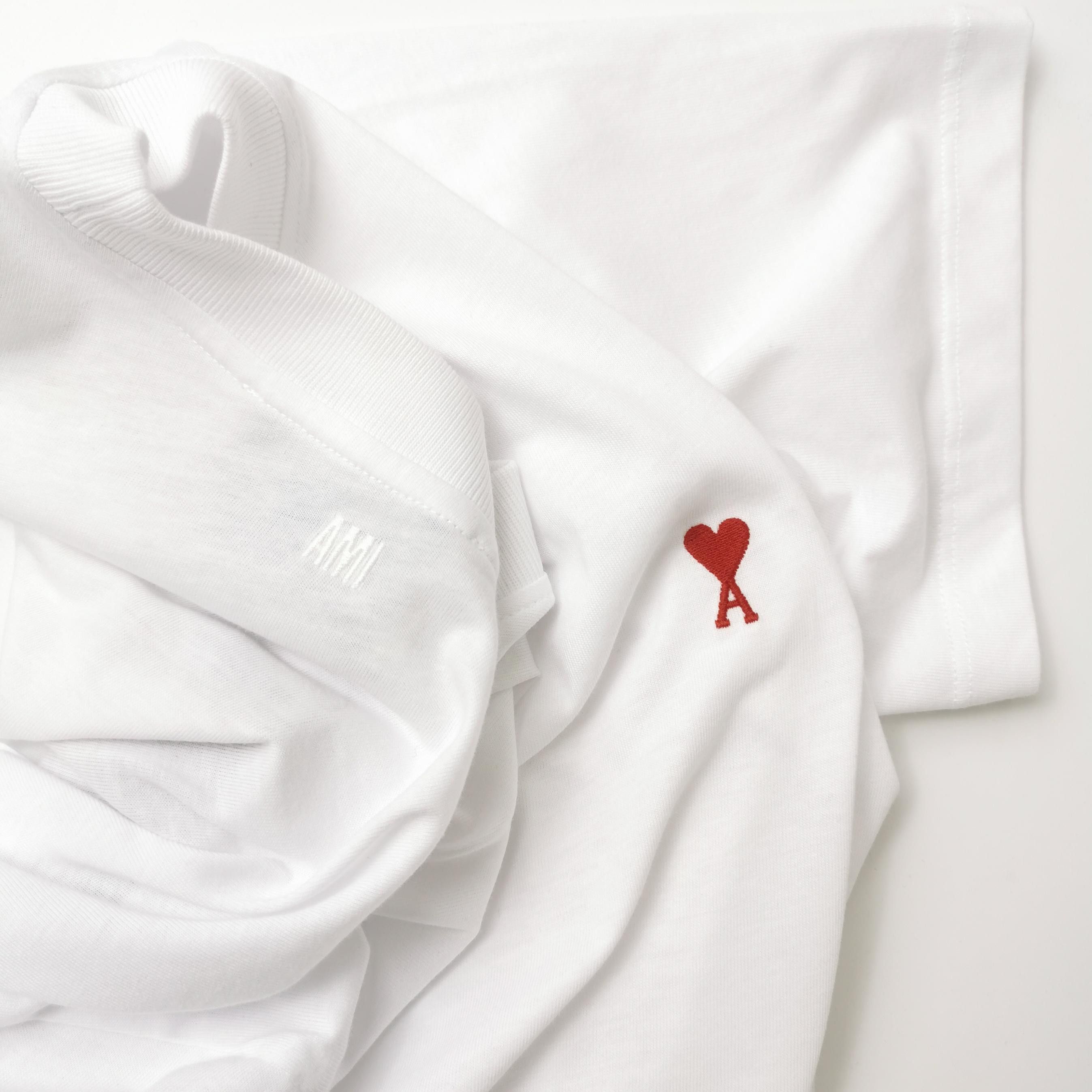 AMI AMI Ami de Coeur Cotton T-Shirt Size L Size US L / EU 52-54 / 3 - 4 Thumbnail