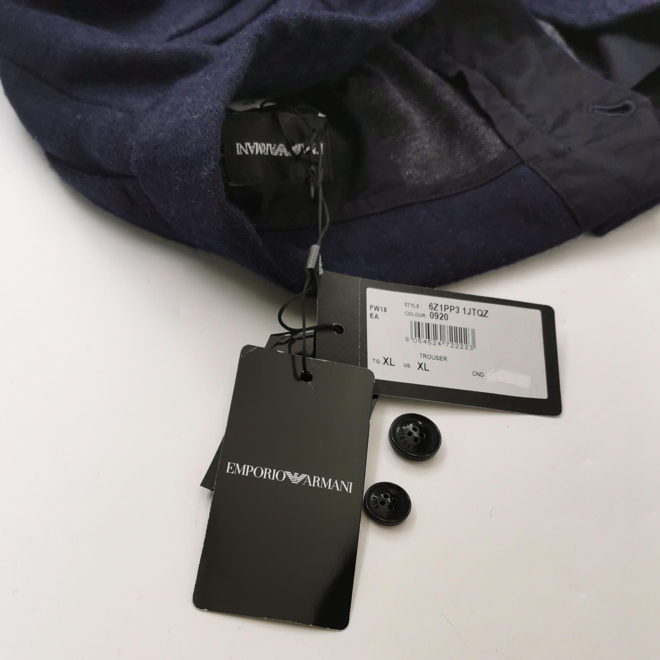 Emporio Armani Emporio Armani Wool Blend Trousers Size XL Size US 36 / EU 52 - 6 Thumbnail