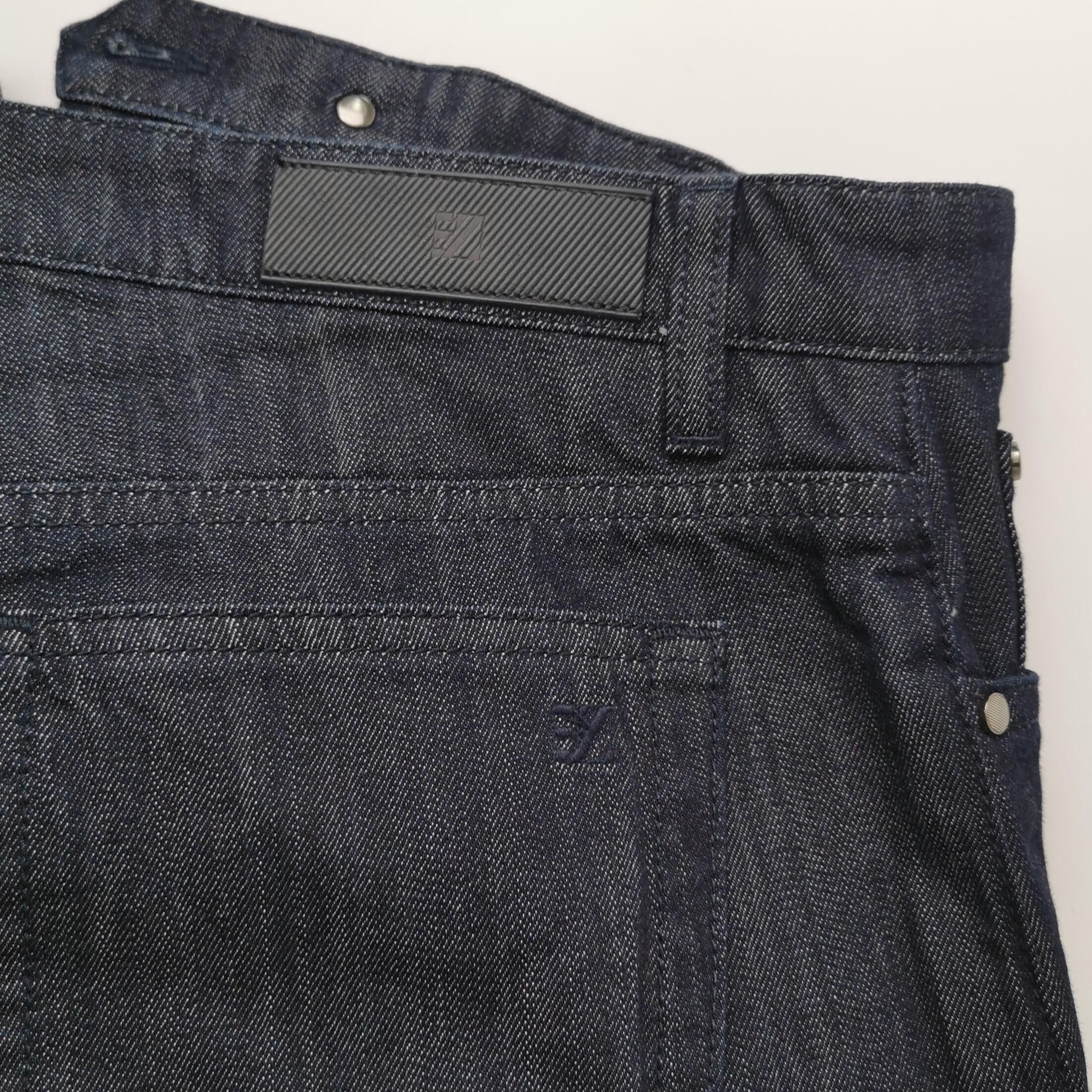 Ermenegildo Zegna Ermenegildo Zegna Cotton Cashmere Denim 32 Size US 32 / EU 48 - 4 Thumbnail