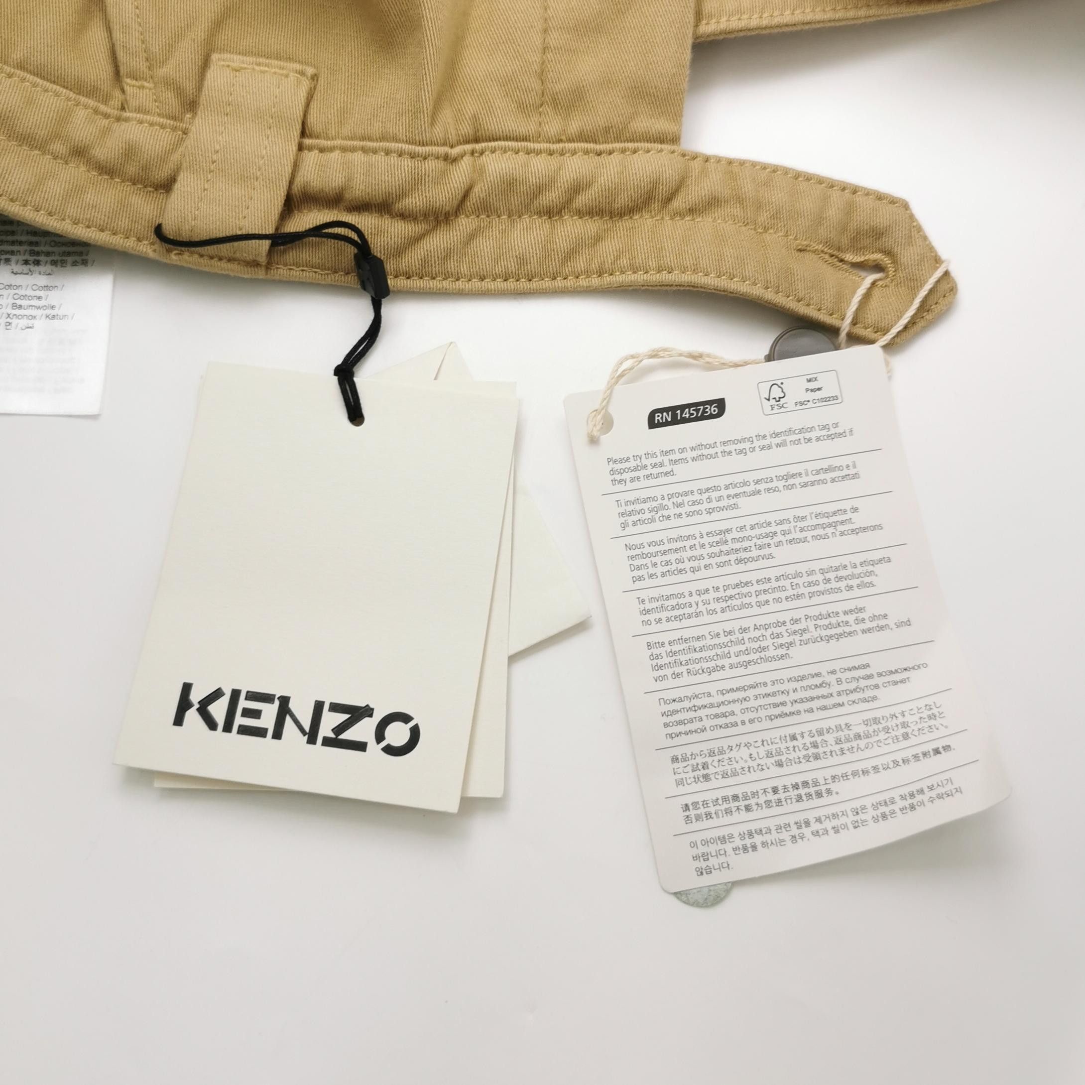 Kenzo Kenzo Beige Cotton Casual Pants US 32 Size US 32 / EU 48 - 5 Thumbnail