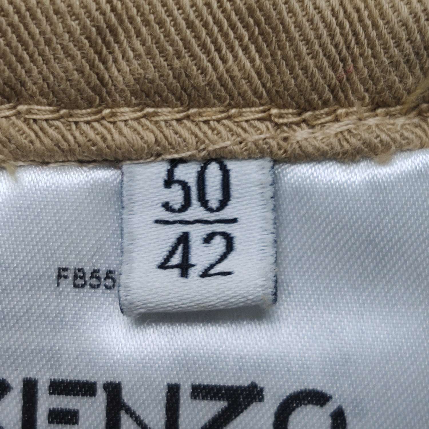 Kenzo Kenzo Beige Cotton Casual Pants US 32 Size US 32 / EU 48 - 7 Thumbnail