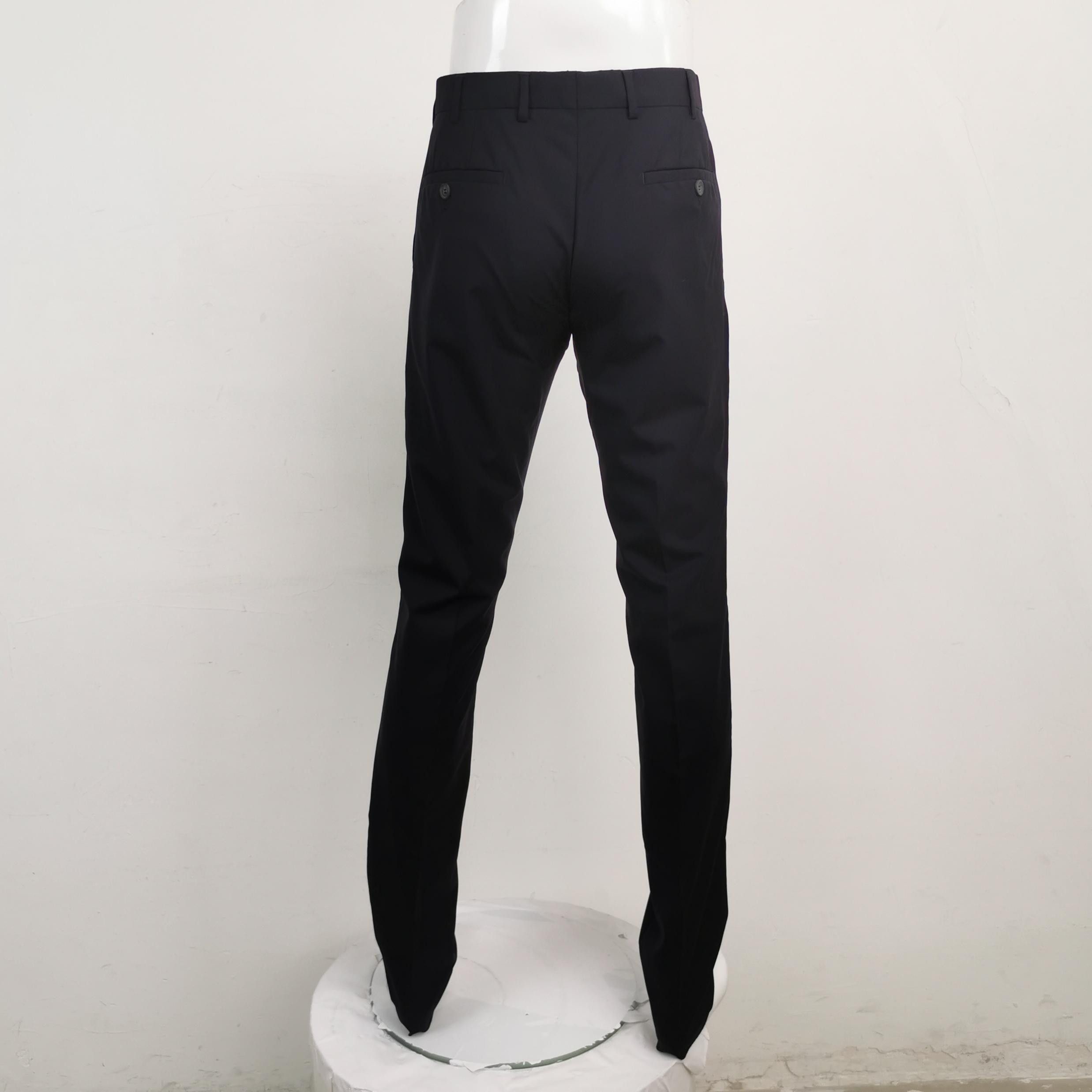 Prada Prada Solid Virgin Wool Trousers 46R Size US 30 / EU 46 - 3 Thumbnail