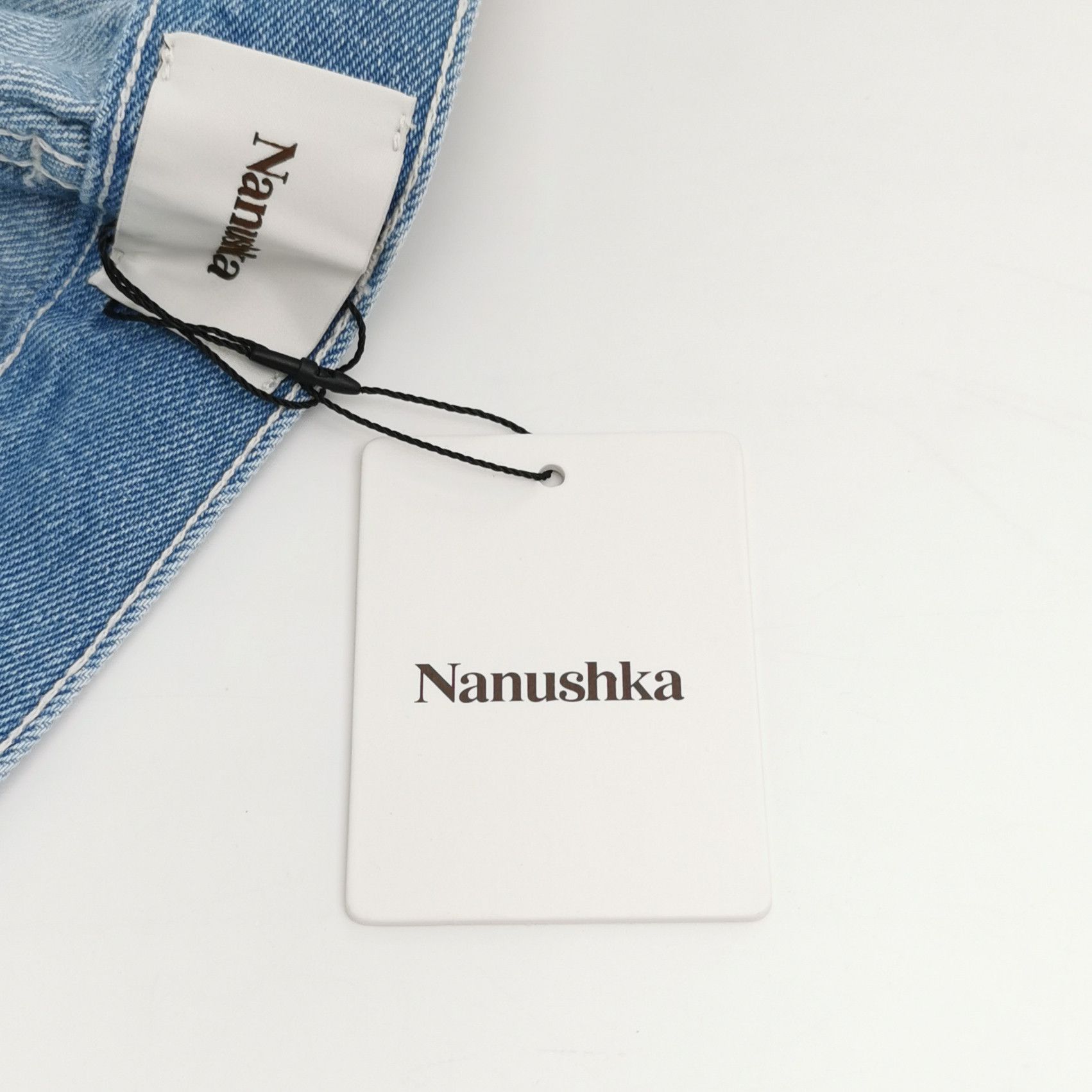 Nanushka Nanushka Monogram Jasper Denim Pants Size 31 Size US 31 - 6 Thumbnail