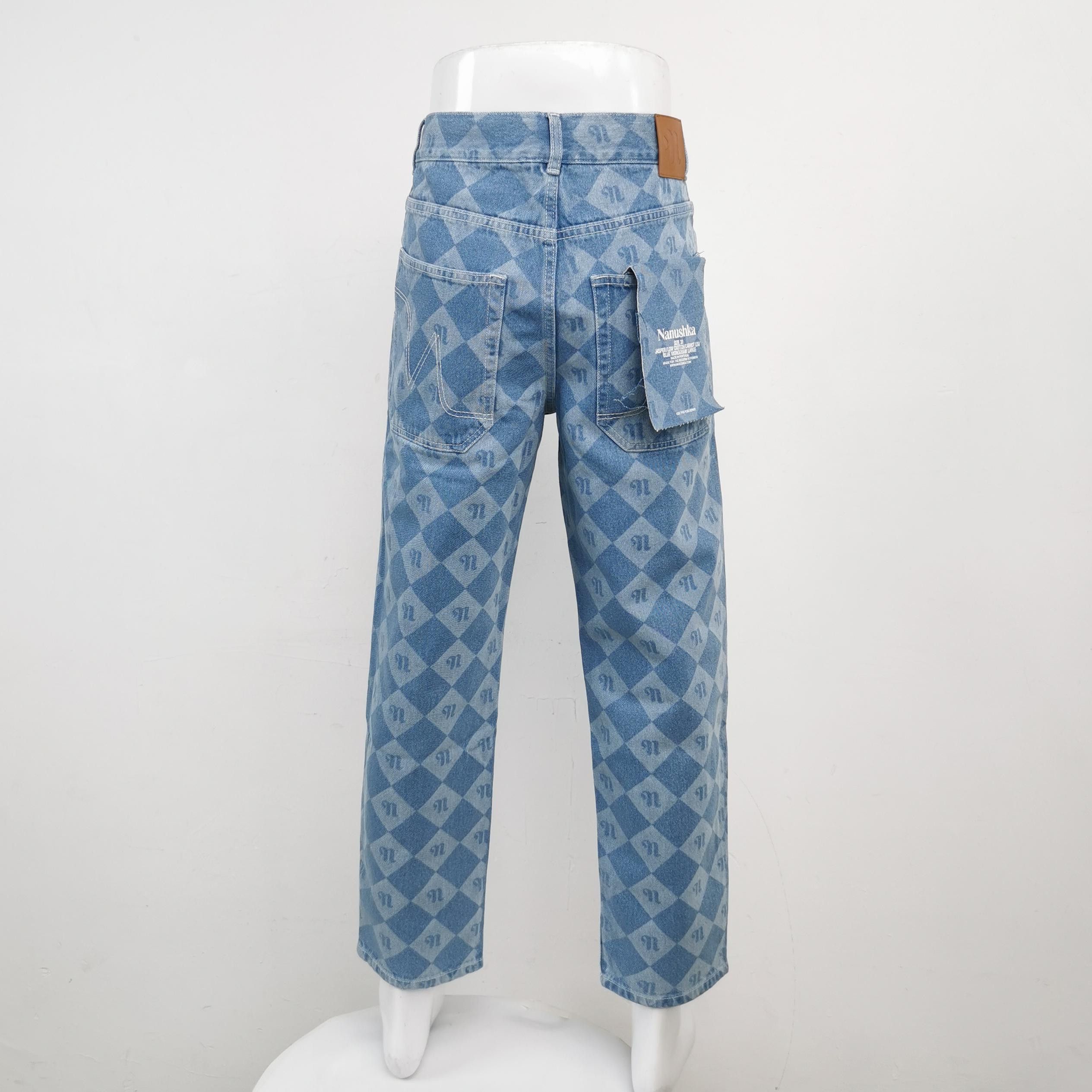 Nanushka Nanushka Monogram Jasper Denim Pants Size 31 Size US 31 - 3 Thumbnail
