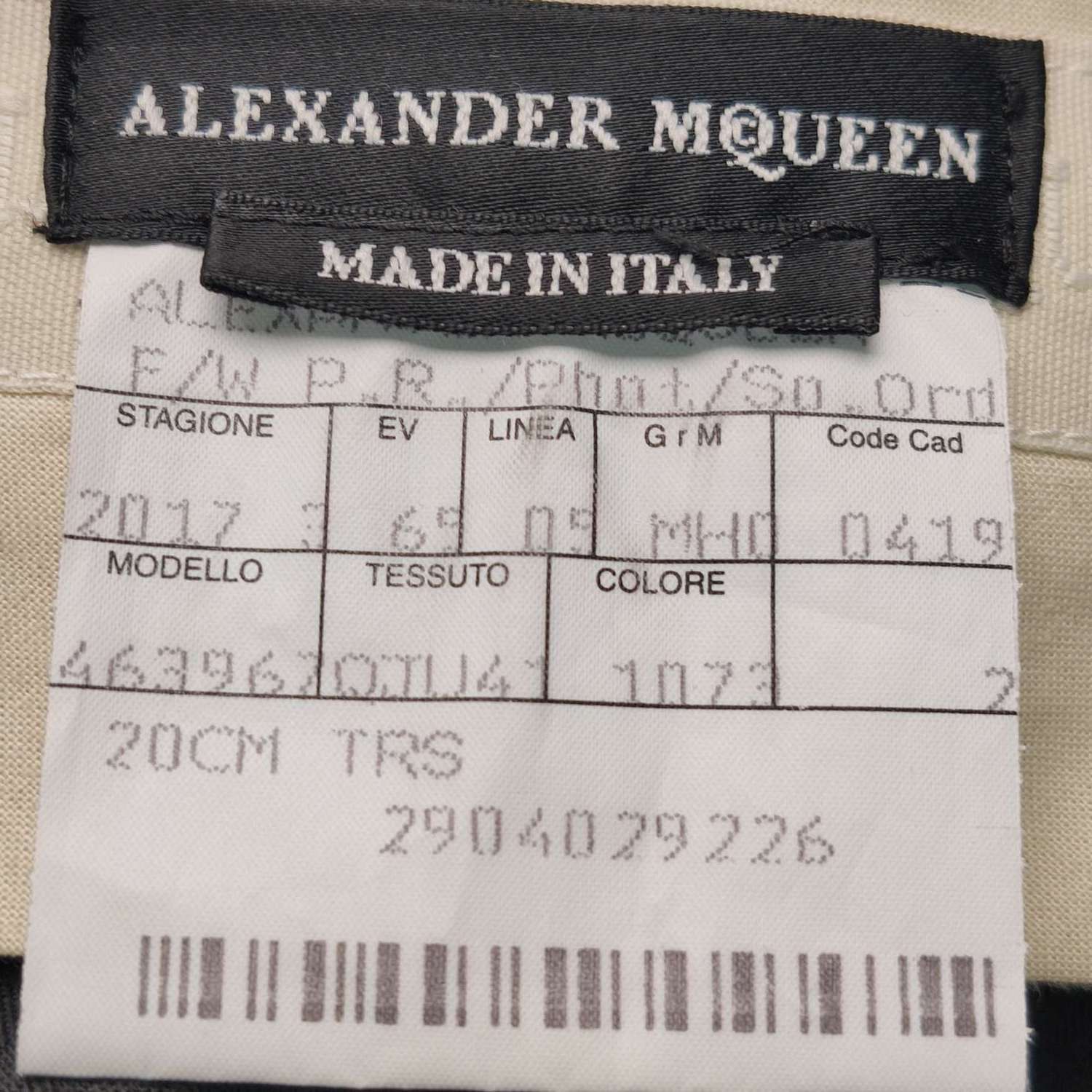Alexander McQueen Alexander McQueen Wool Trousers Size 30 Size US 30 / EU 46 - 7 Thumbnail