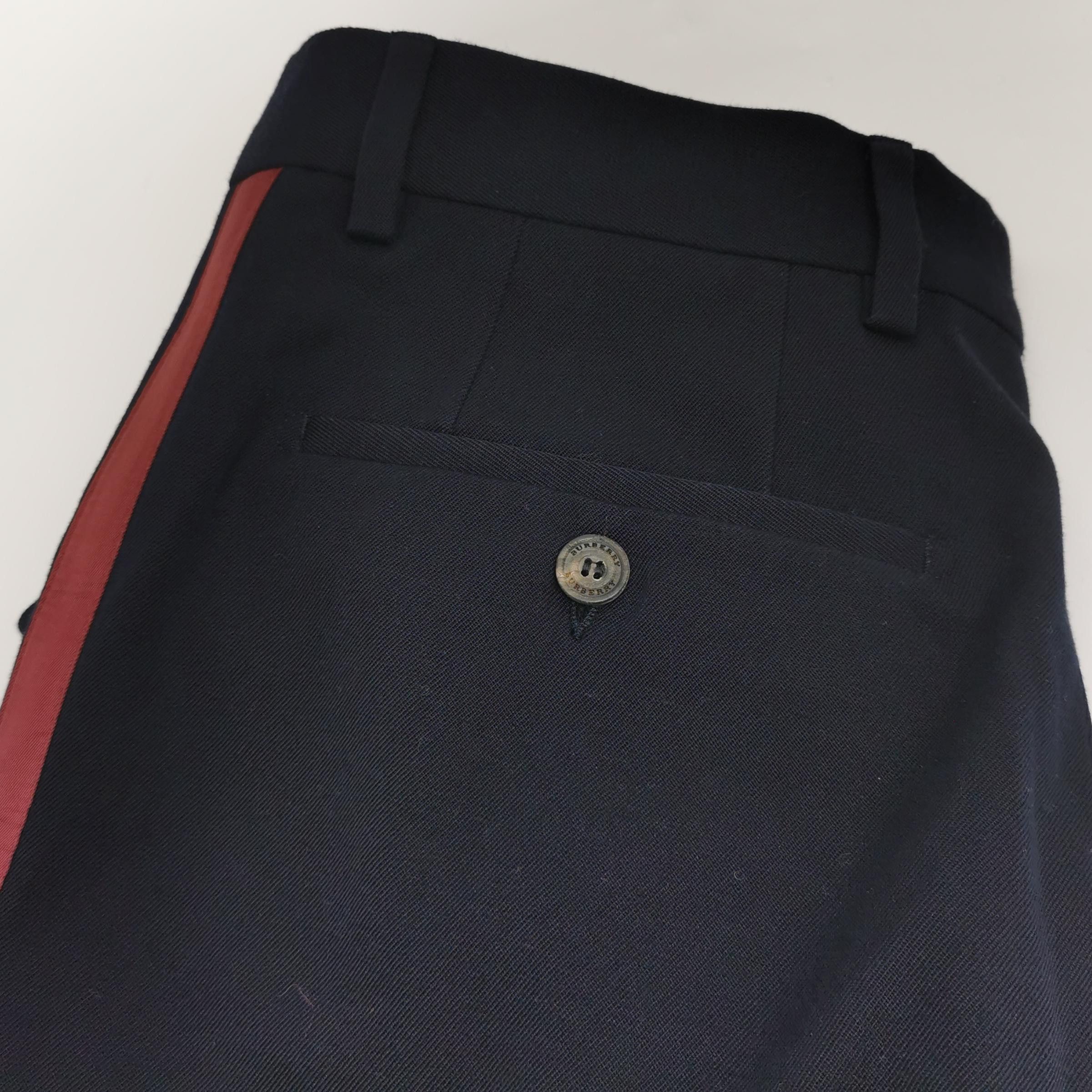 Burberry Burberry Side Stripe Wool Blend Trousers 46 Size US 30 / EU 46 - 4 Thumbnail