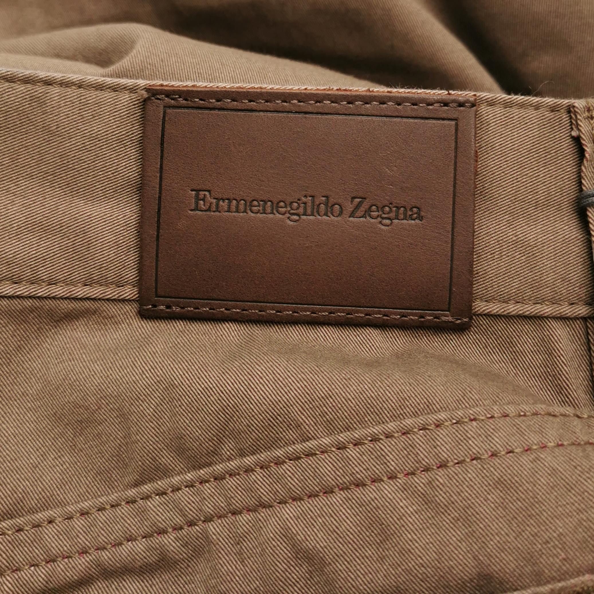 Ermenegildo Zegna Ermenegildo Zegna Cotton Casual Pants Size 36 Size US 36 / EU 52 - 4 Thumbnail