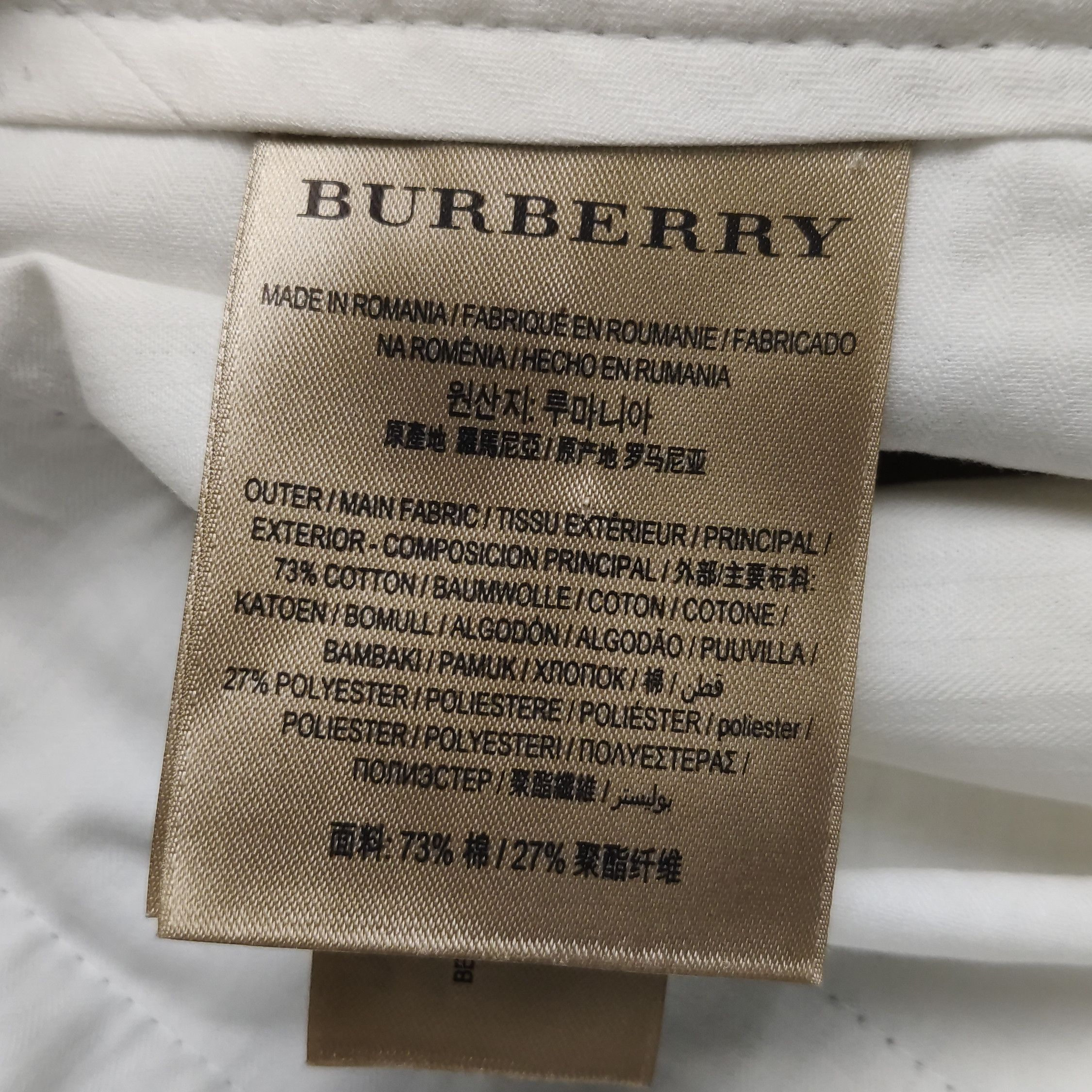 Burberry Burberry Solid Cotton Blend Pants EU 54 Size US 38 / EU 54 - 10 Thumbnail