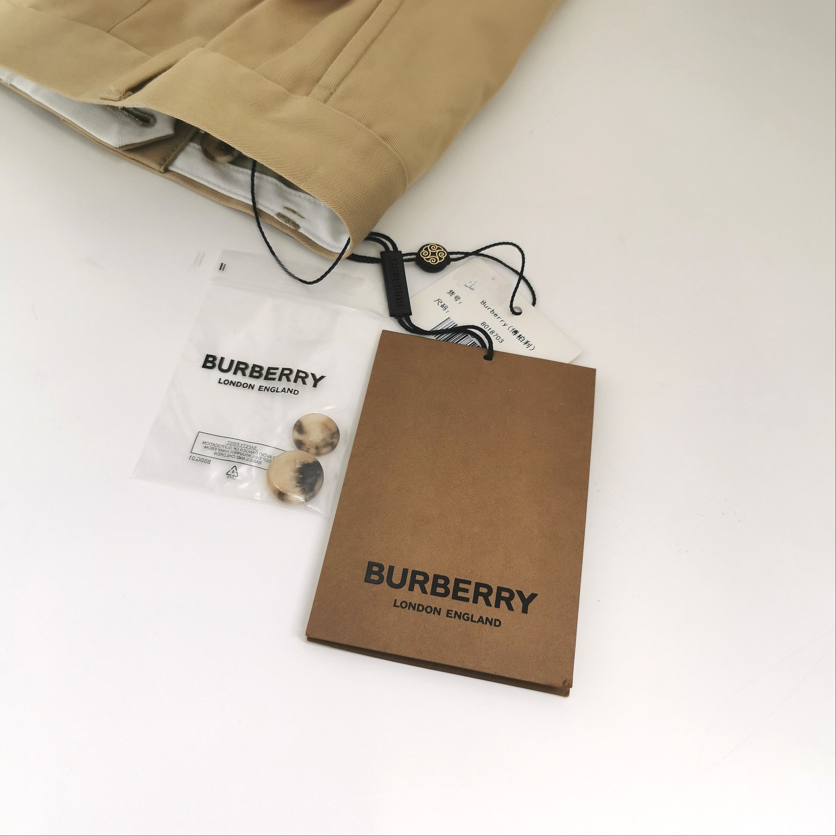 Burberry Burberry Tan Cotton Casual Pants 48 Size US 32 / EU 48 - 5 Thumbnail