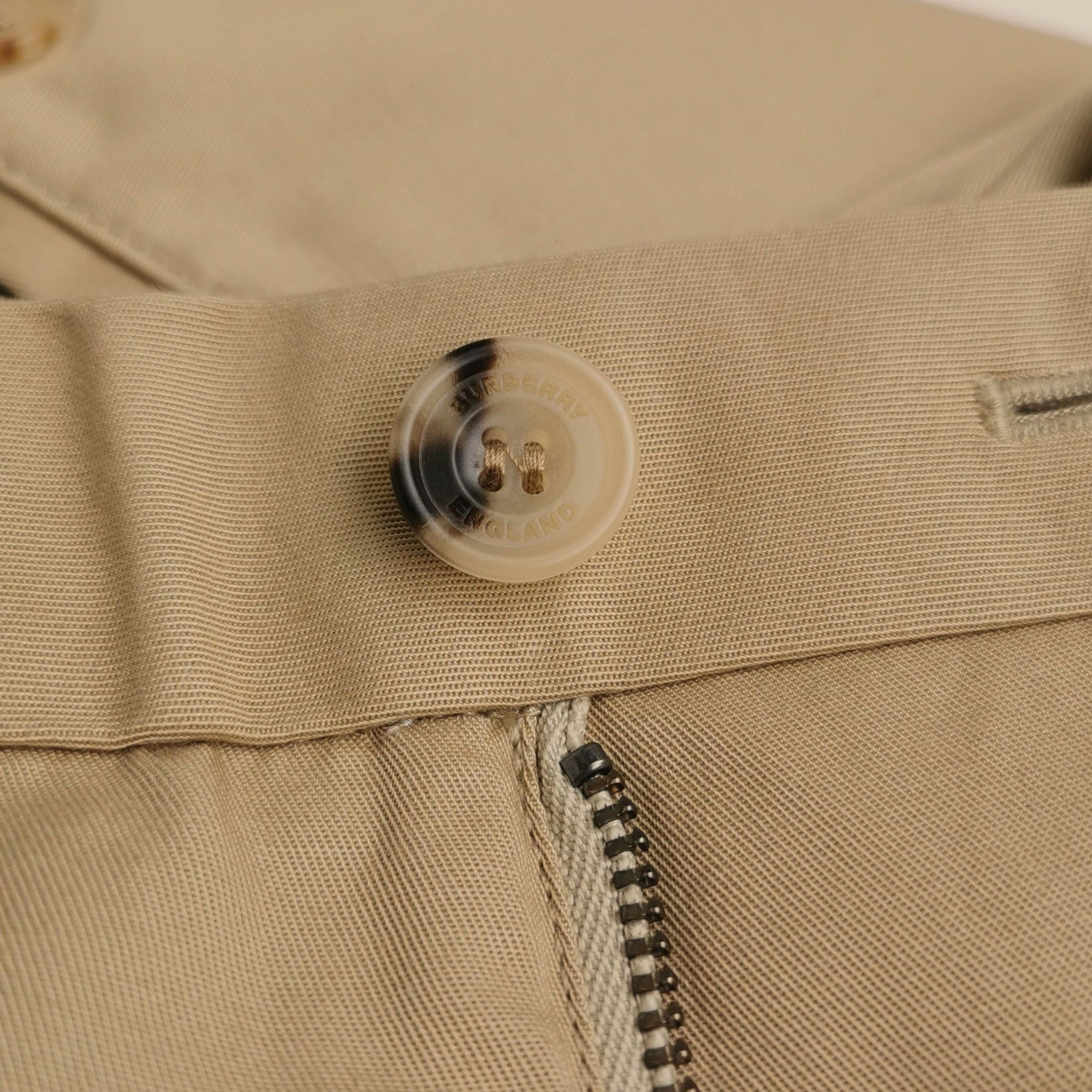 Burberry Burberry Beige Cotton Casual Pants 48 Size US 32 / EU 48 - 4 Thumbnail