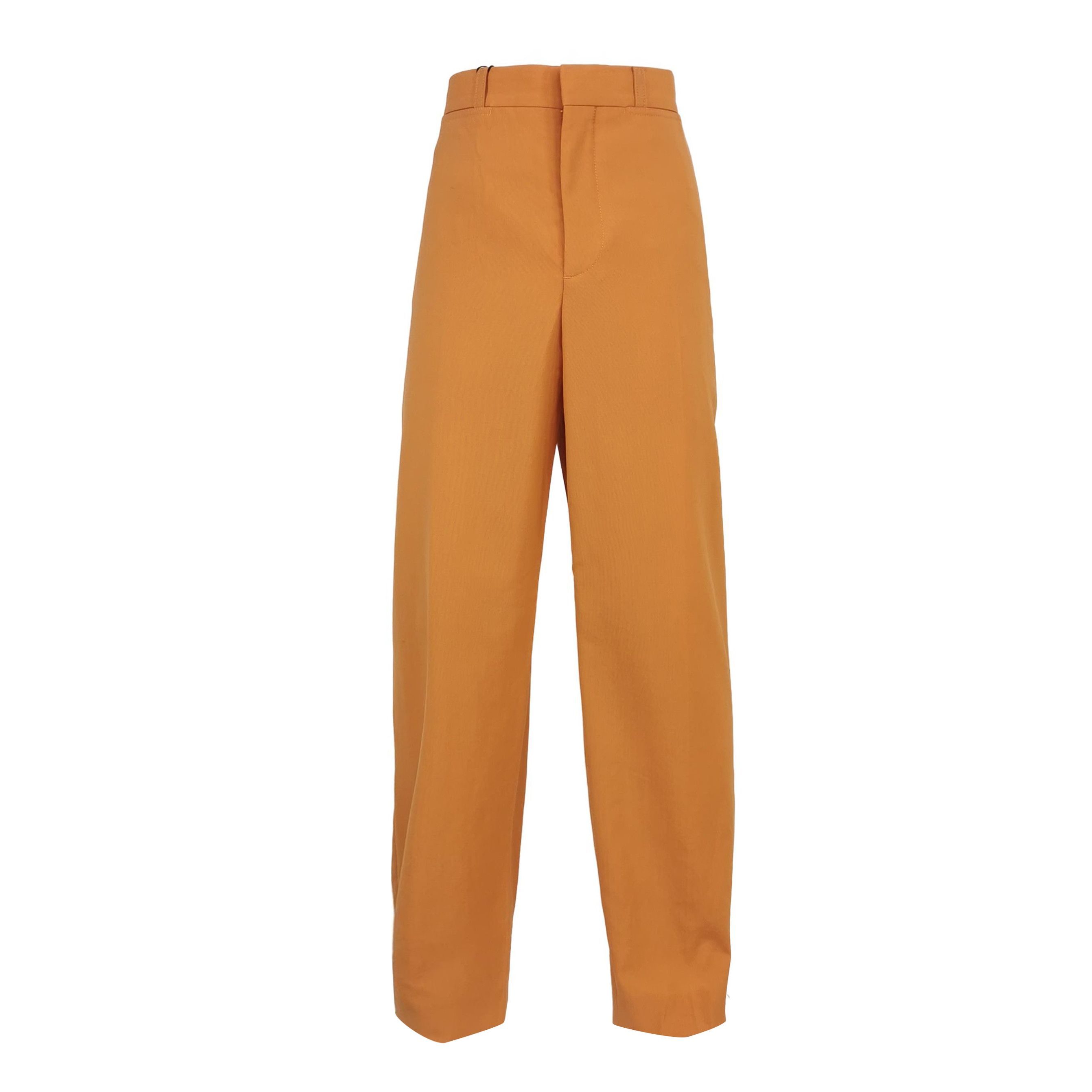 Burberry Burberry Orange Wool Straight Leg Pants Size 50 Size US 34 / EU 50 - 2 Thumbnail