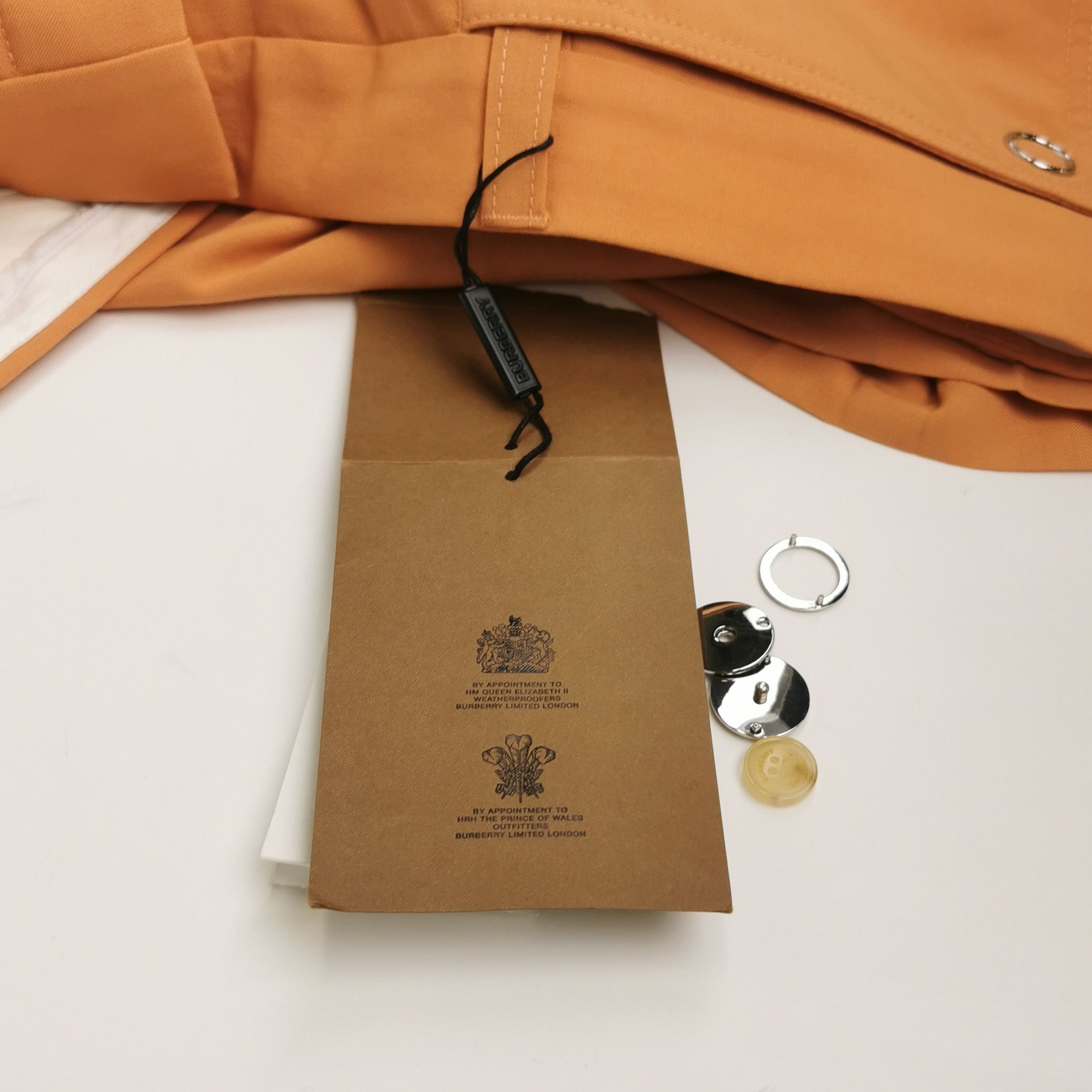 Burberry Burberry Orange Wool Straight Leg Pants Size 50 Size US 34 / EU 50 - 4 Thumbnail