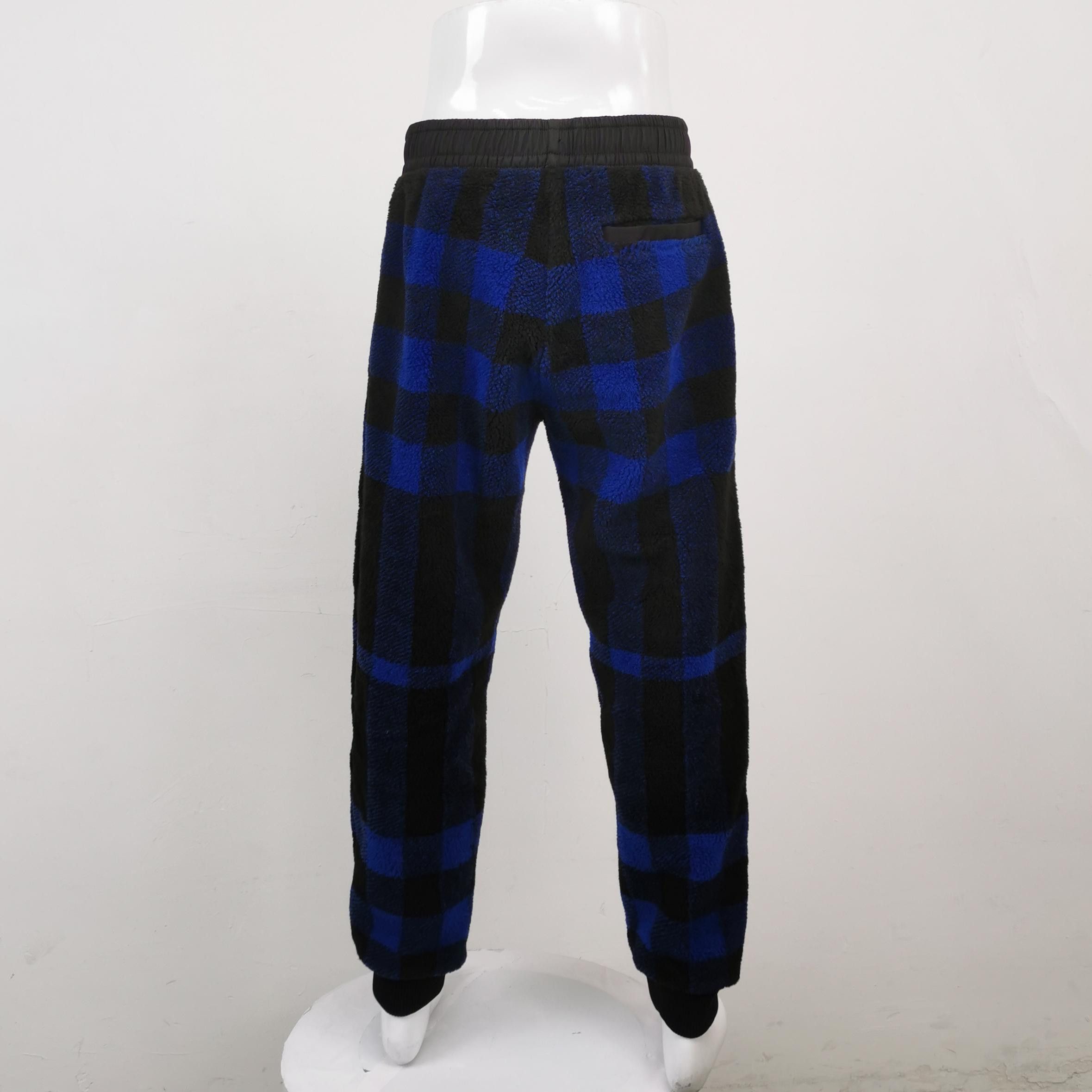 Burberry Burberry Blue Check Wool Blend Joggers M Size US 32 / EU 48 - 3 Thumbnail