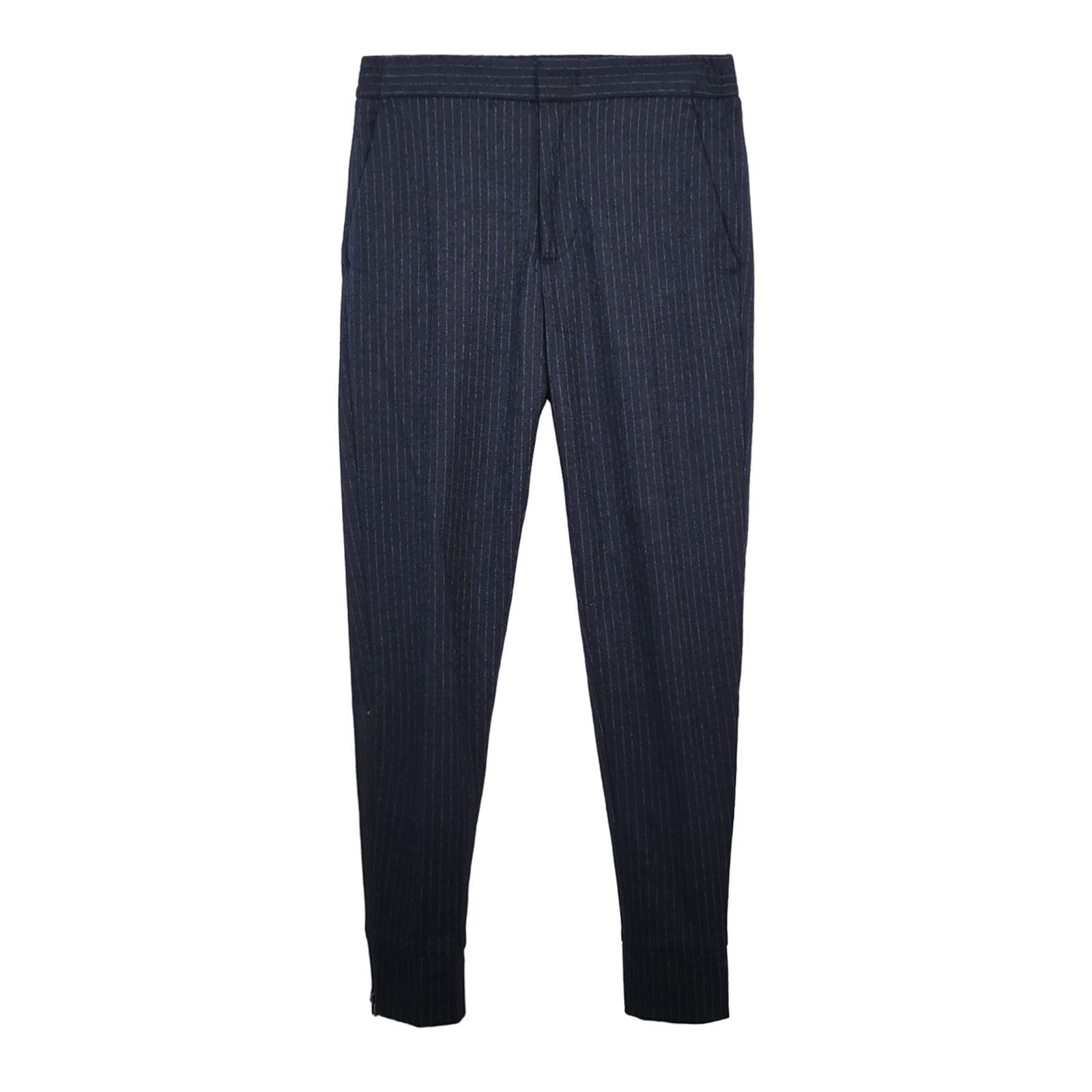 Emporio Armani Emporio Armani Pinstripe Casual Pants XS Size US 28 / EU 44 - 2 Thumbnail