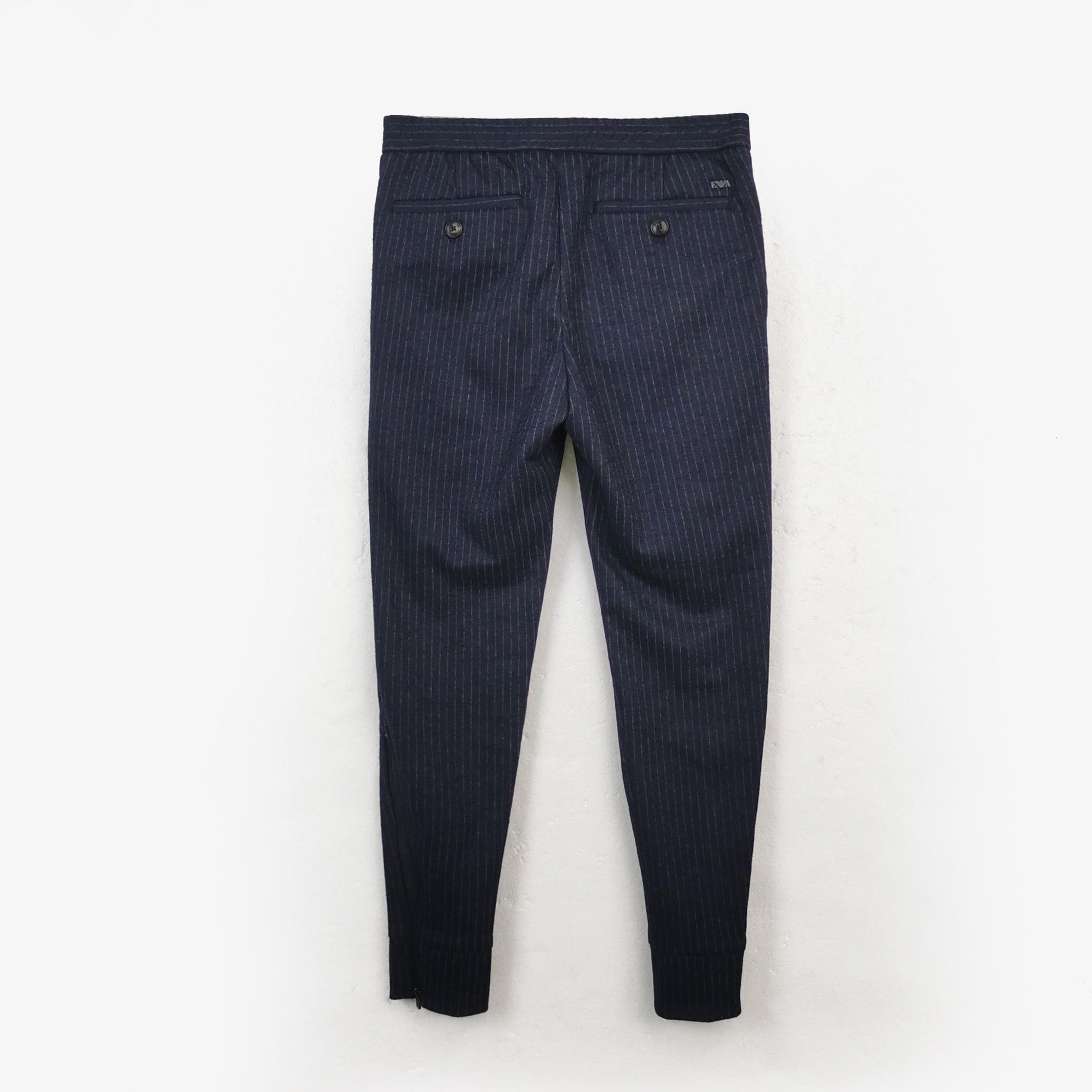 Emporio Armani Emporio Armani Pinstripe Casual Pants XS Size US 28 / EU 44 - 3 Thumbnail