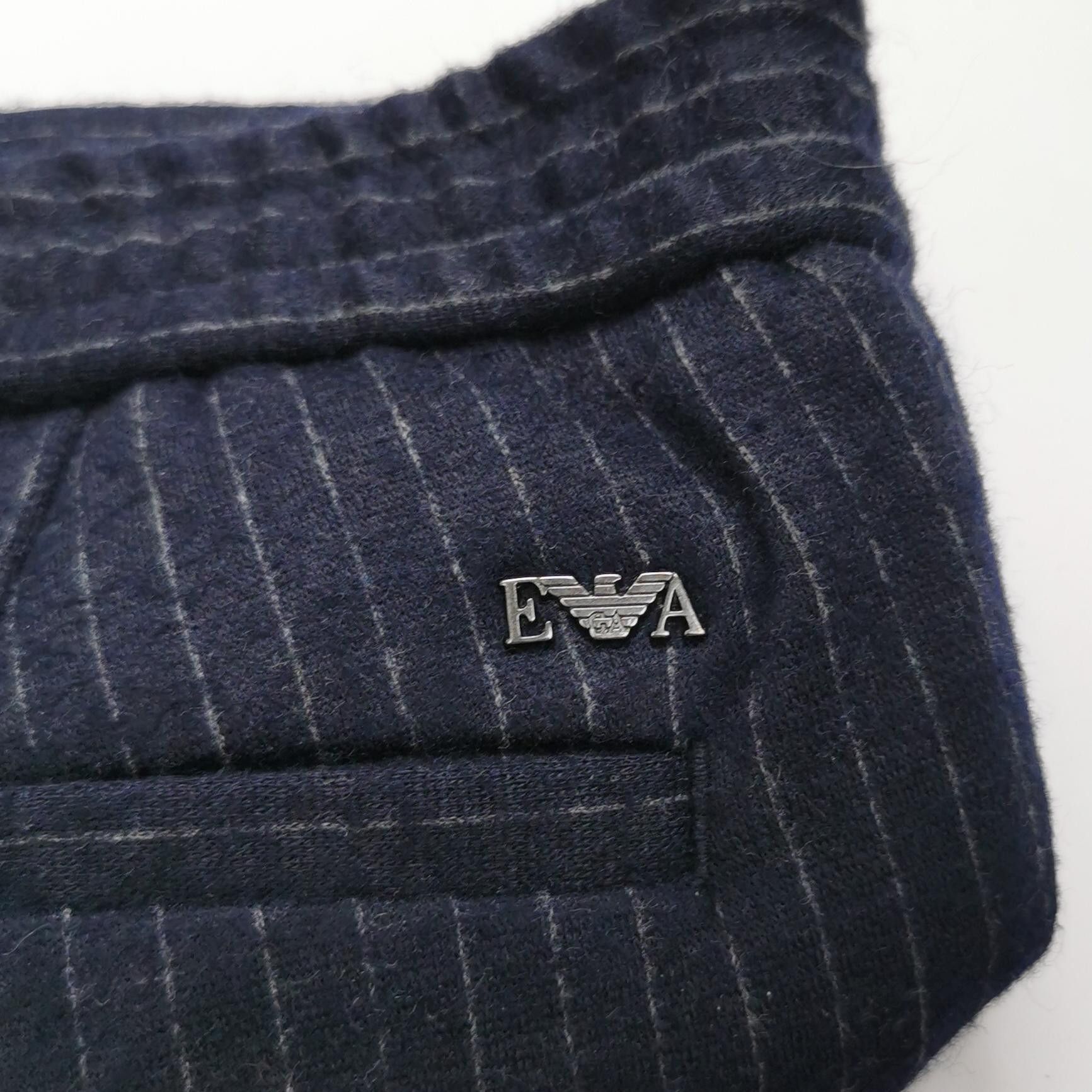 Emporio Armani Emporio Armani Pinstripe Casual Pants XS Size US 28 / EU 44 - 4 Thumbnail
