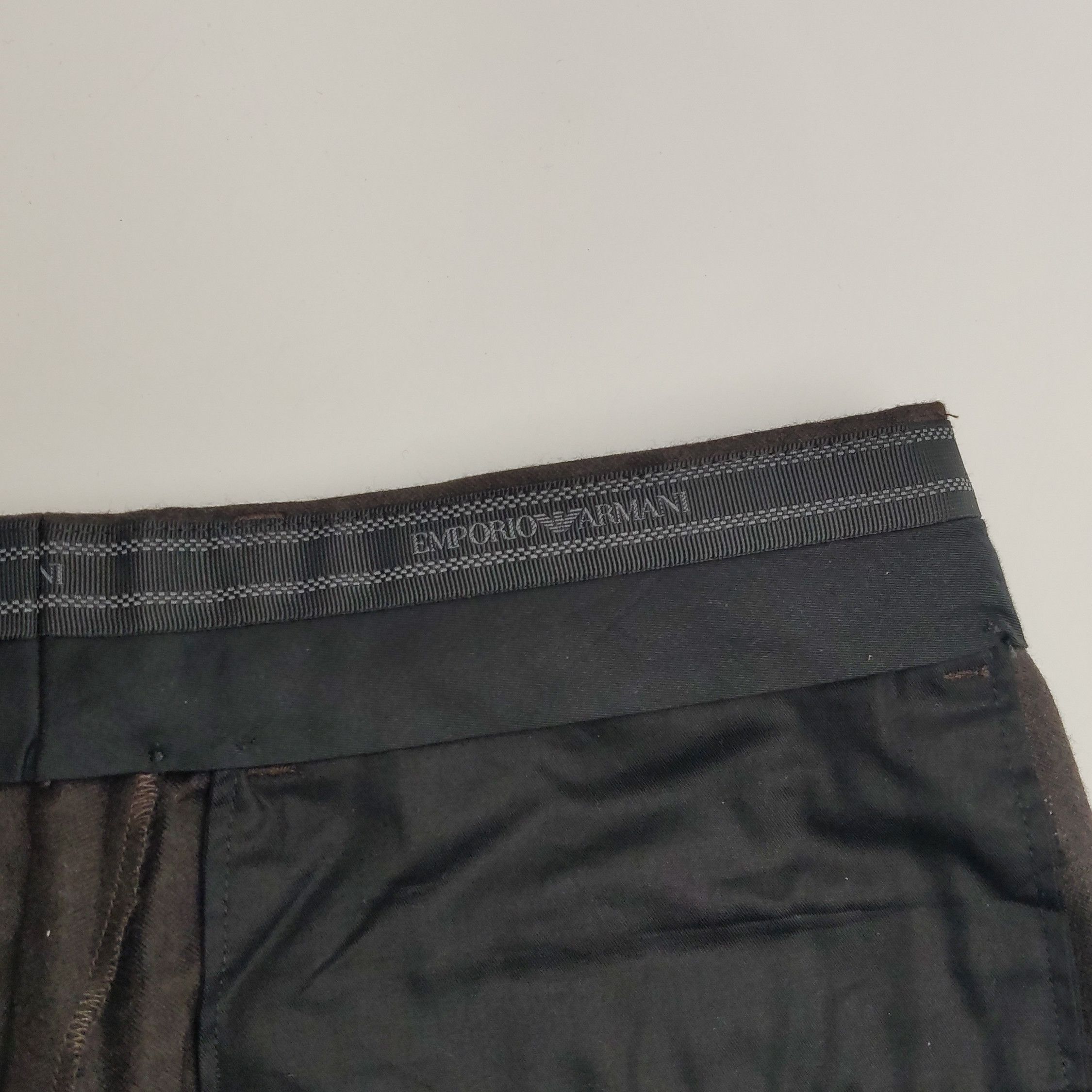 Emporio Armani Emporio Armani Wool Blend Formal Trousers Size 30 Size 36R - 8 Thumbnail