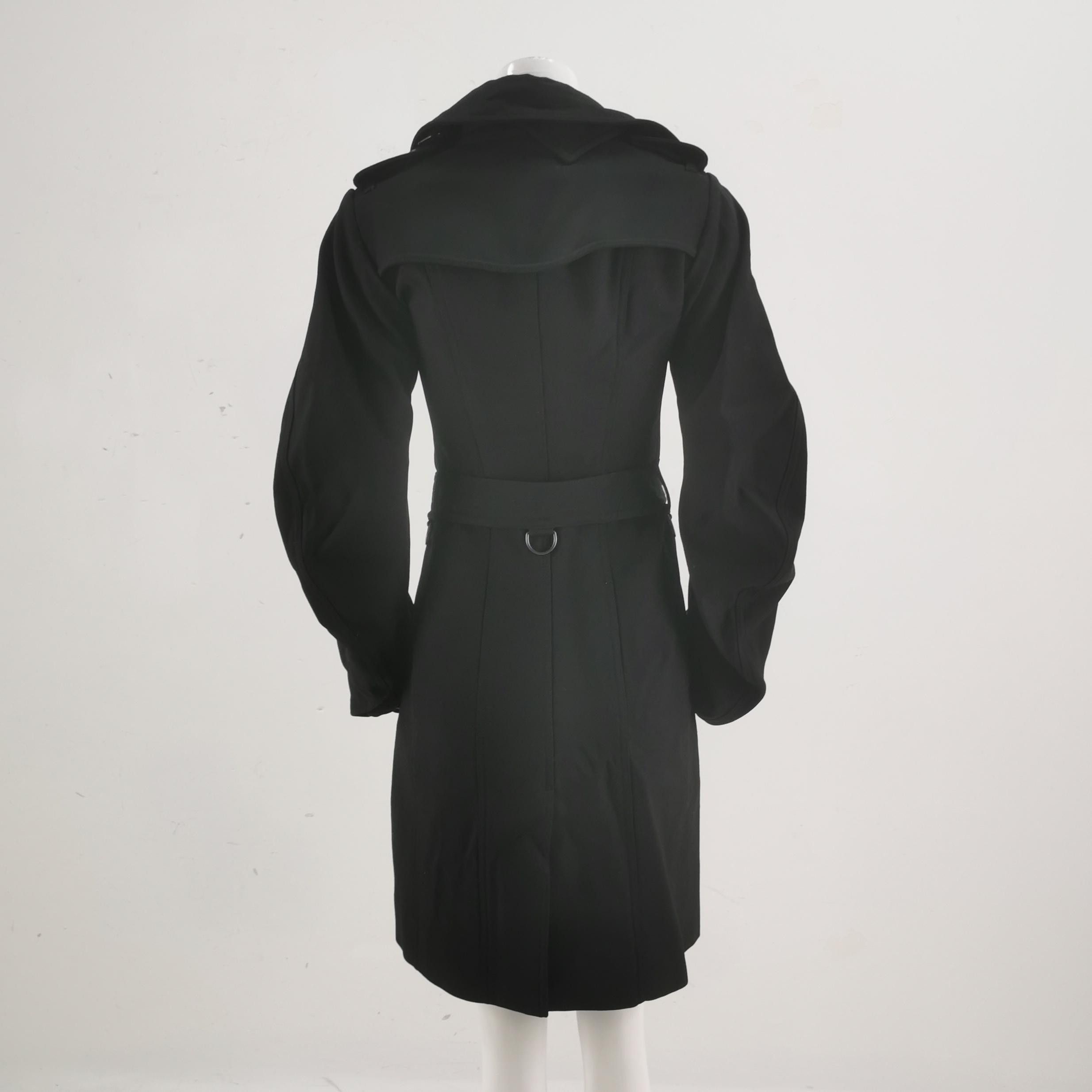 Burberry Burberry Double Breasted Wool Coat IT 34 Size XXS / US 00 / IT 34 - 4 Thumbnail