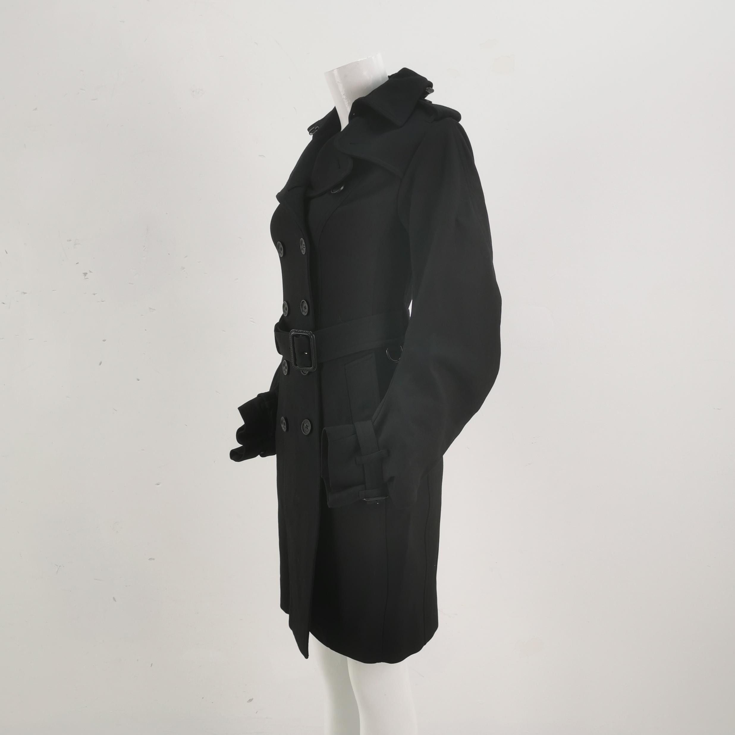 Burberry Burberry Double Breasted Wool Coat IT 34 Size XXS / US 00 / IT 34 - 3 Thumbnail