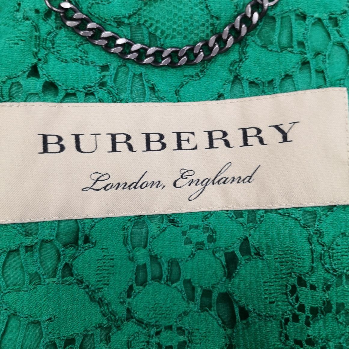 Burberry Burberry Double Breasted Green Lace Coat US 2 Size XS / US 0-2 / IT 36-38 - 10 Thumbnail