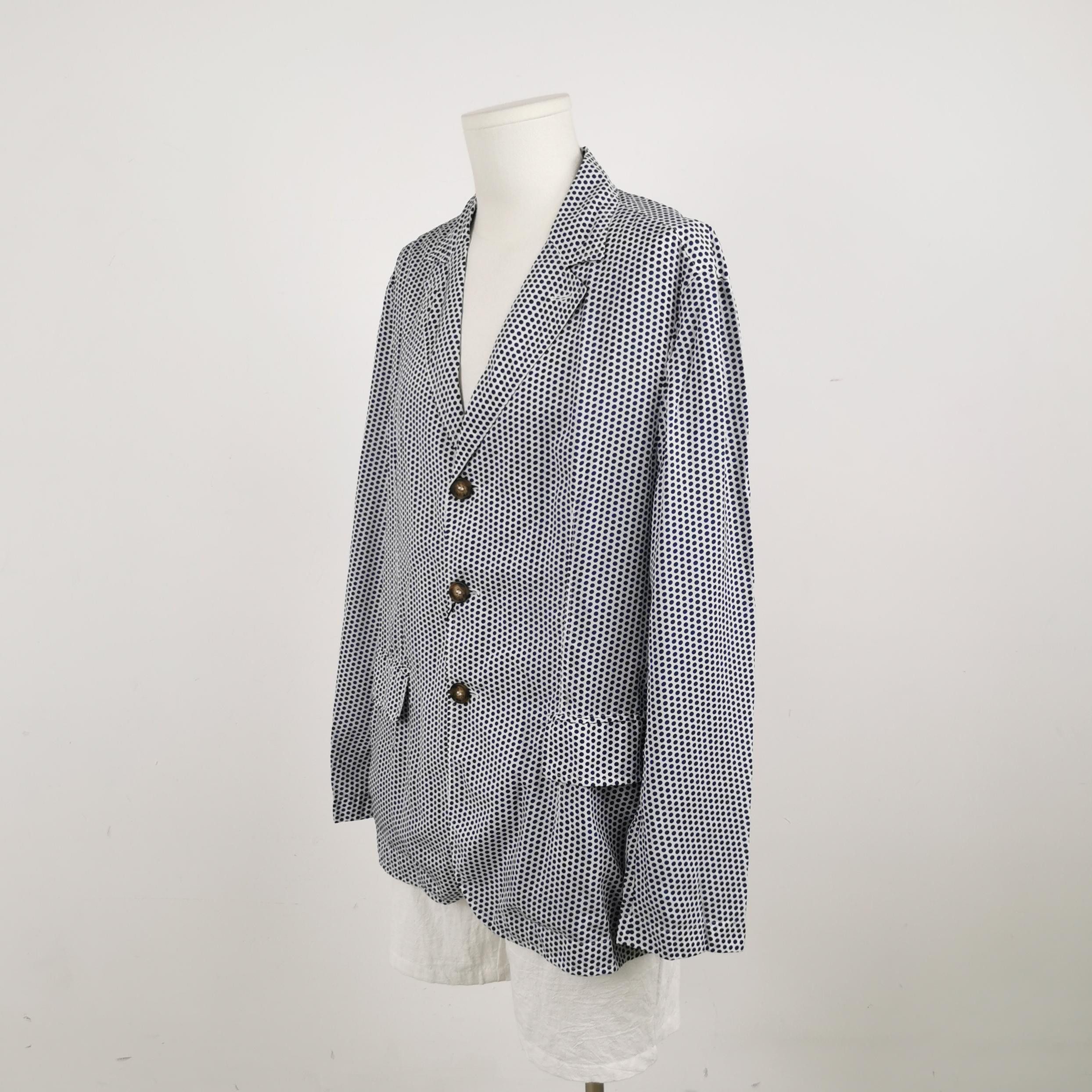 Giorgio Armani Giorgio Armani Dotted Cupro Blazer 44R Size 44R - 3 Thumbnail