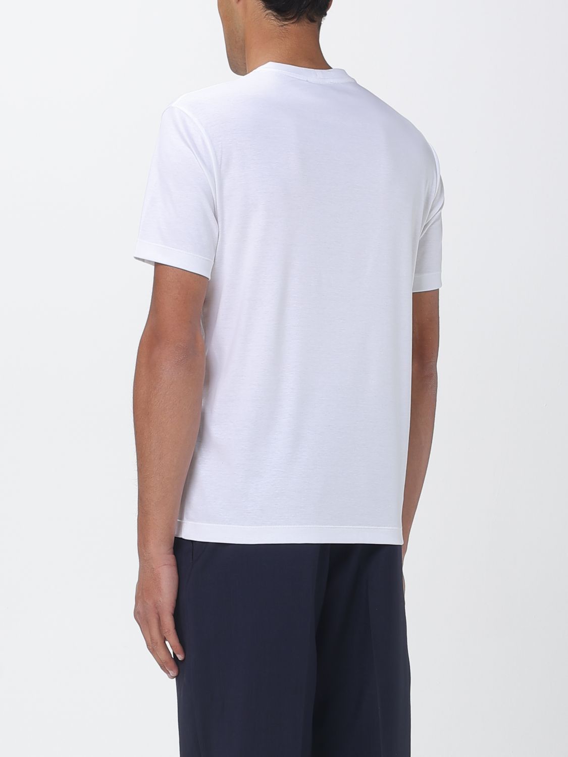 Giorgio Armani Giorgio Armani T-Shirt Men White Size US XL / EU 56 / 4 - 2 Thumbnail