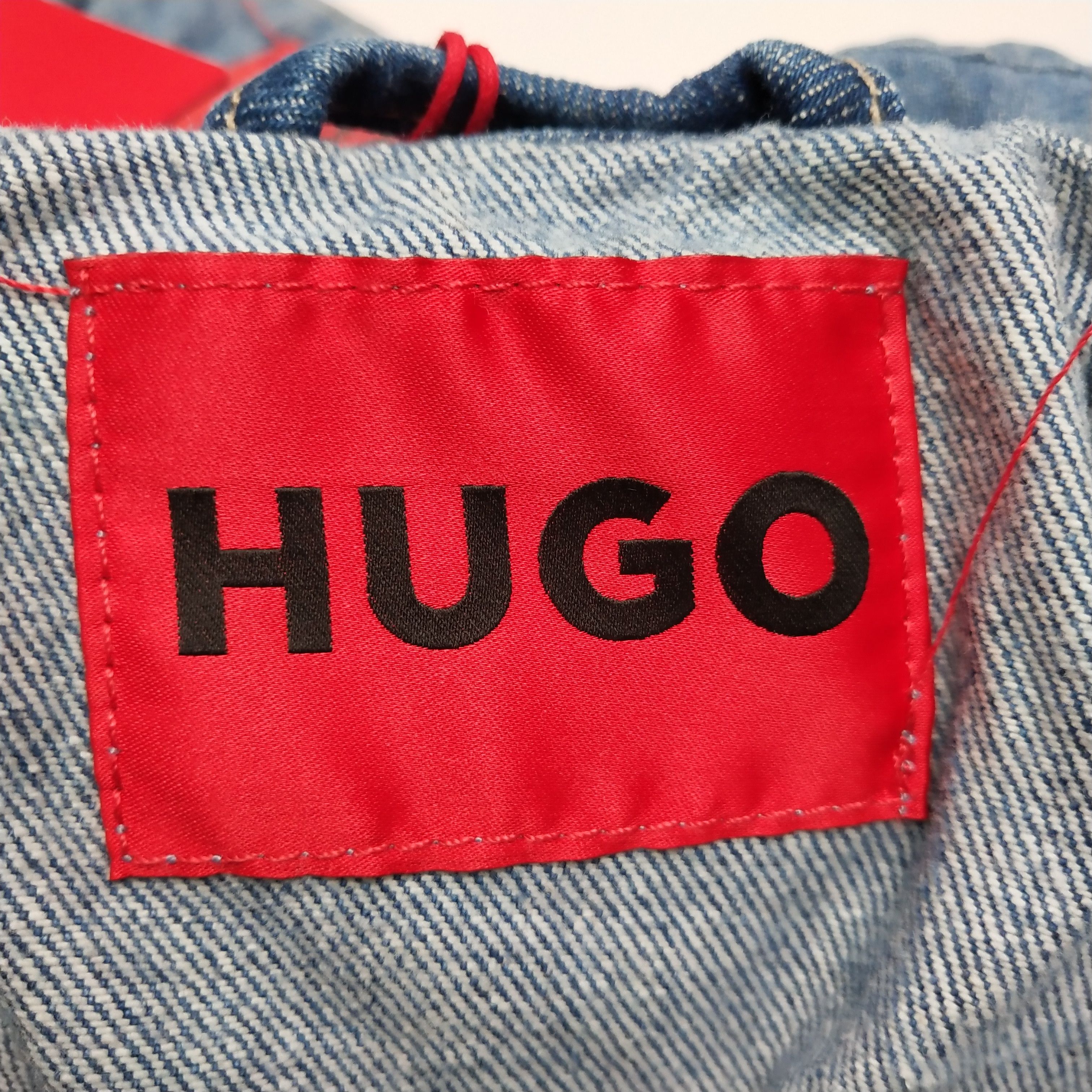 Hugo Boss HUGO Puzzle Pattern Denim Jacket M Size US M / EU 48-50 / 2 - 7 Thumbnail