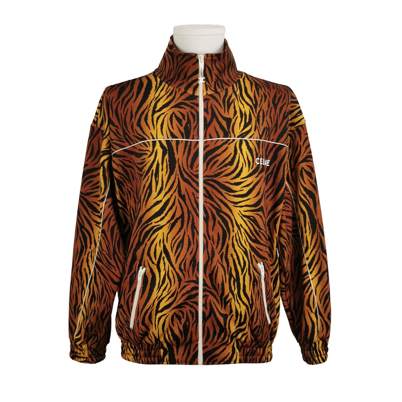 Celine Celine Tiger Print Track Jacket Size S Size US S / EU 44-46 / 1 - 2 Thumbnail