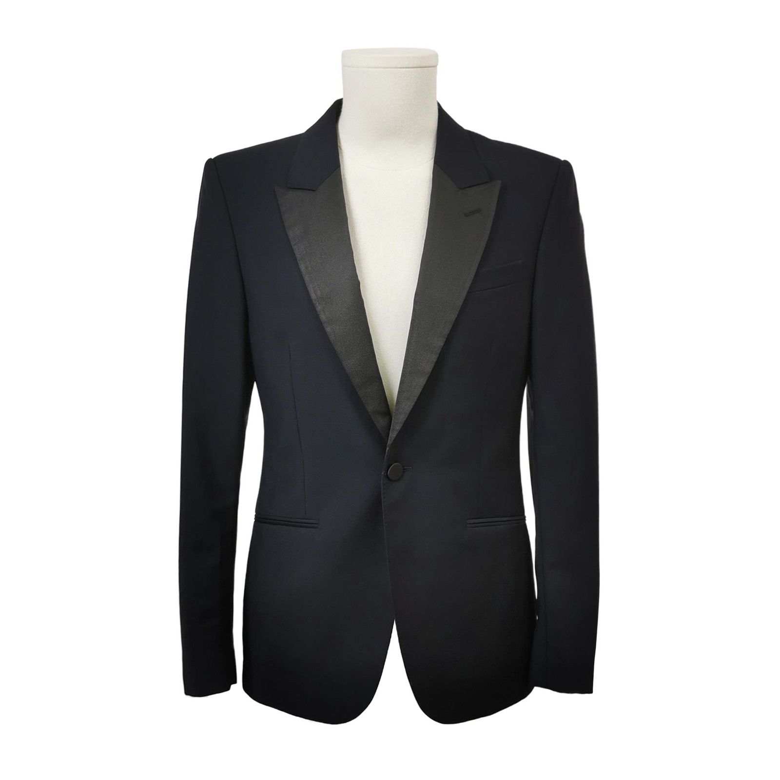 Alexander McQueen Alexander McQueen Wool Mohair Tuxedo Blazer 44 Size 34R - 2 Thumbnail