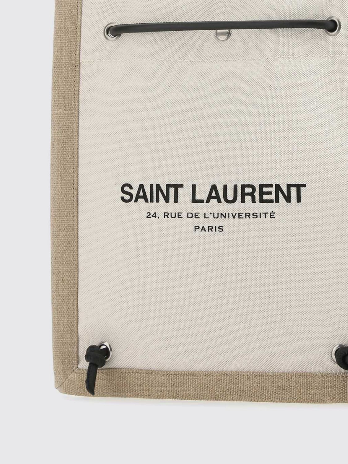 Saint Laurent Paris Saint Laurent Shoulder Bag Men Beige Size ONE SIZE - 3 Thumbnail