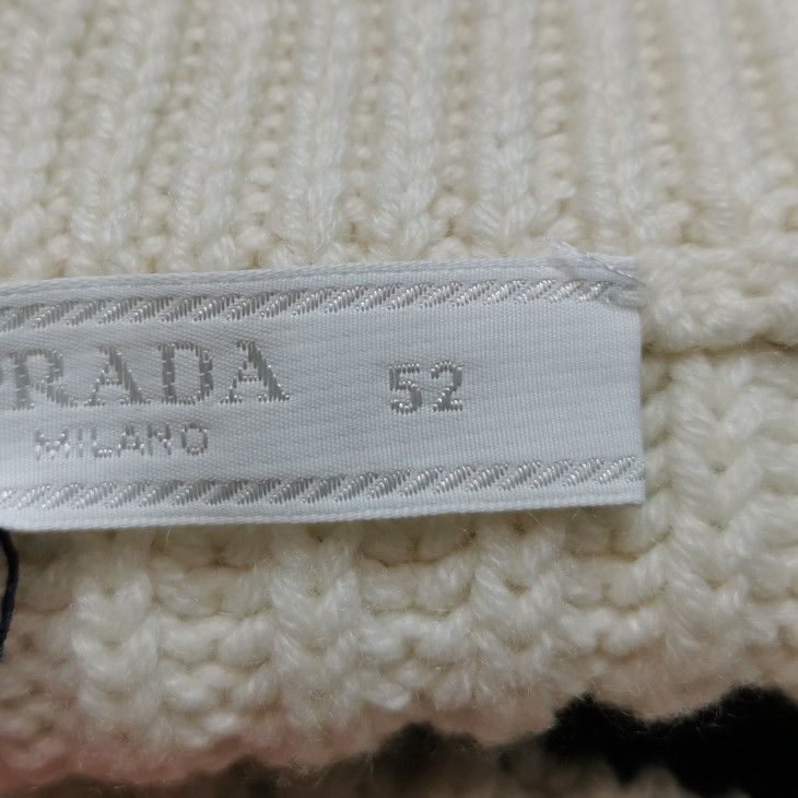 Prada Prada Cashmere Logo Knit Zip Sweater US L Size US L / EU 52-54 / 3 - 7 Thumbnail