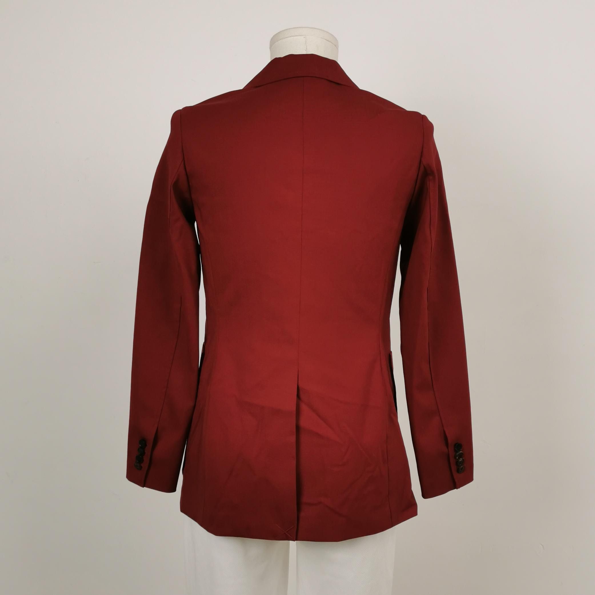 3.1 Phillip Lim 3.1 Phillip Lim Red Tailored Wool Blazer Size 2 Size XS / US 0-2 / IT 36-38 - 3 Thumbnail